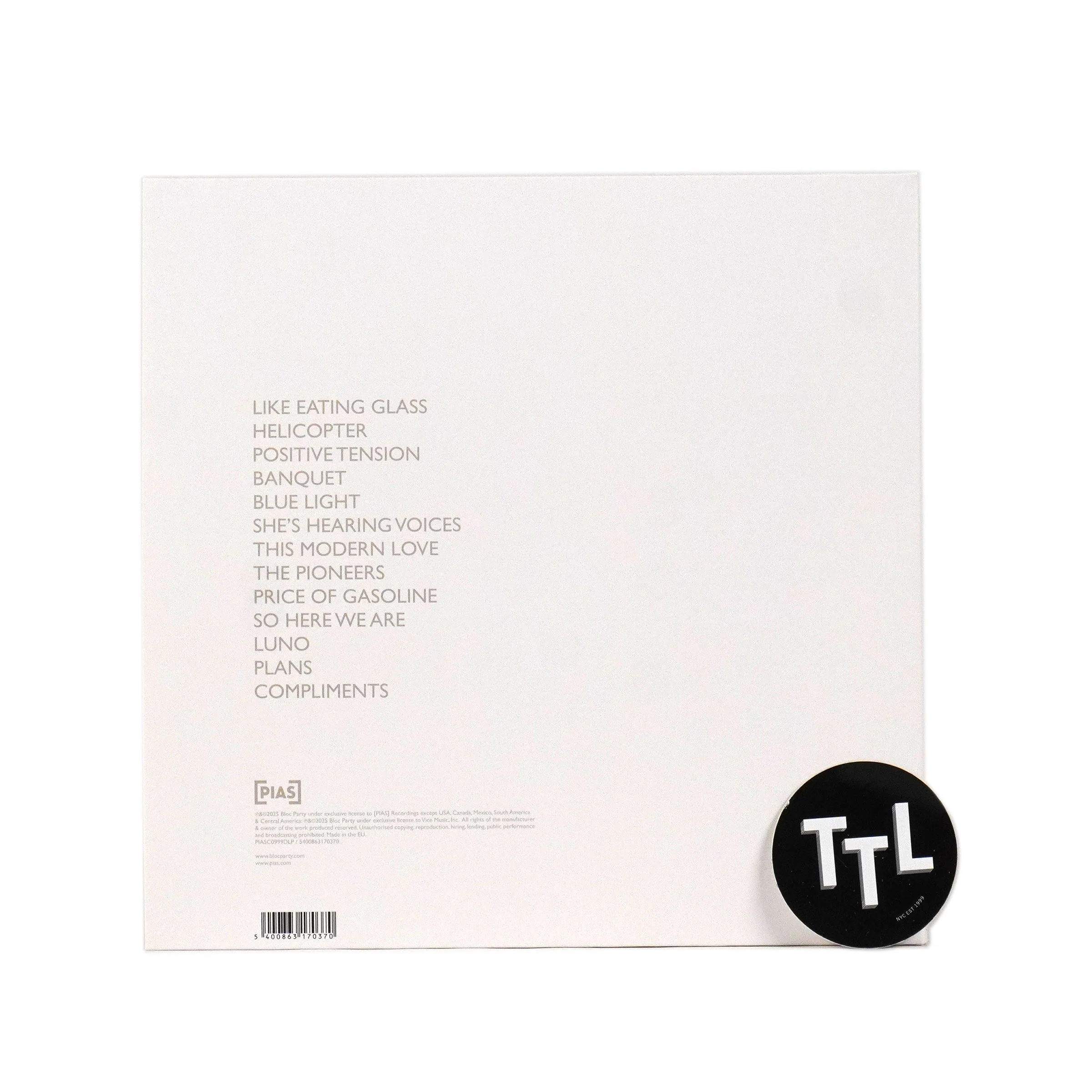 Bloc Party: Silent Alarm (Colored Vinyl) Vinyl 2LP - Image 3