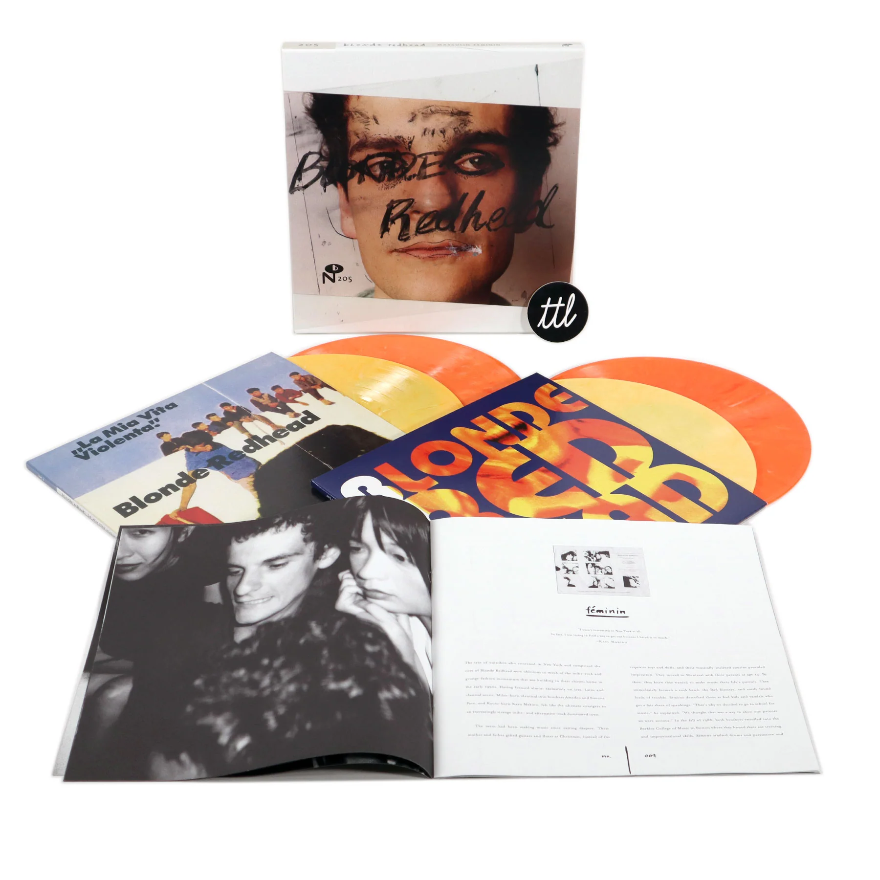 Blonde Redhead: Masculin Féminin (Colored Vinyl) Vinyl 4LP Boxset - Image 2