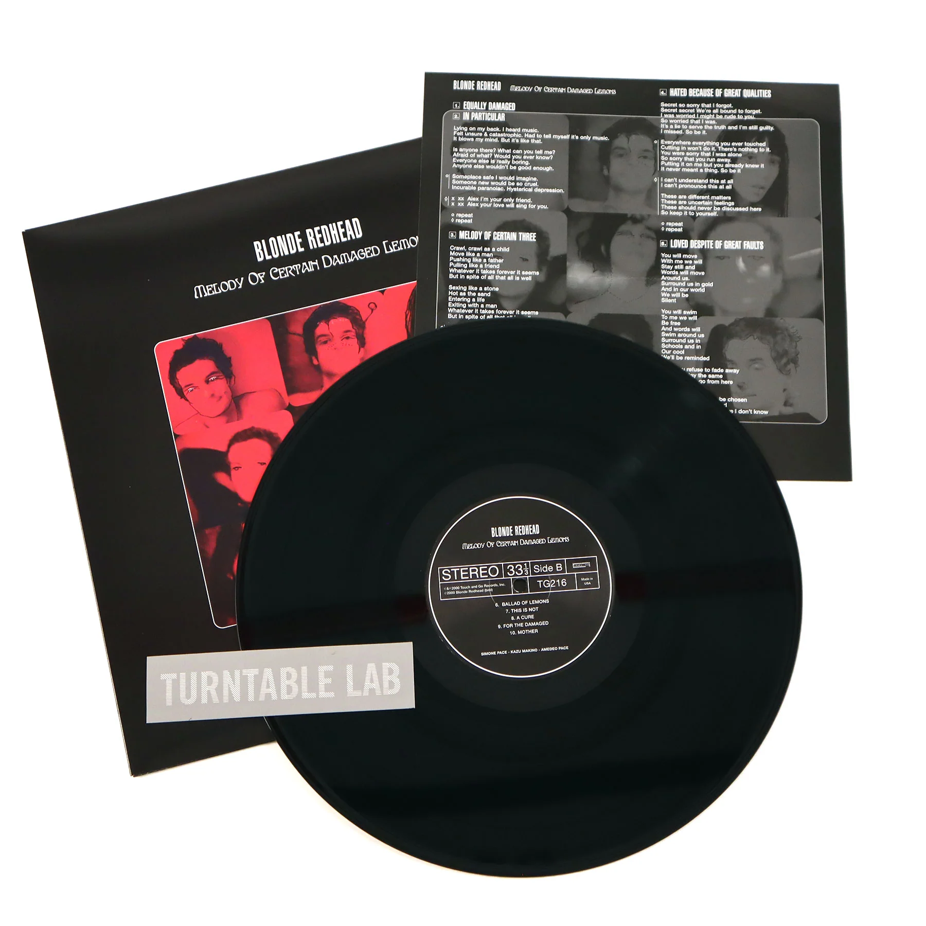Blonde Redhead: Melody Of Certain Damaged Lemons Vinyl LP - Image 2