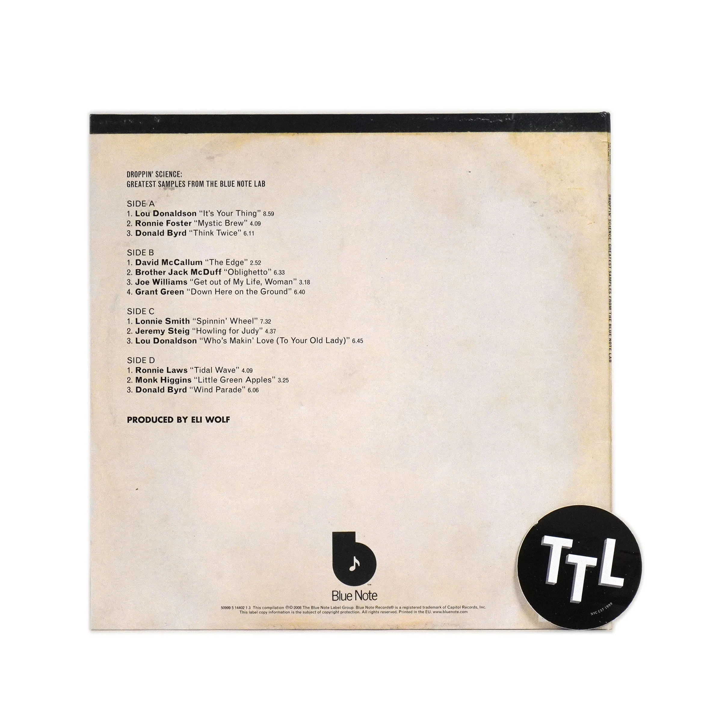 Blue Note Records: Droppin' Science - Greatest Samples From The Blue Note Lab Vinyl 2LP - Image 3