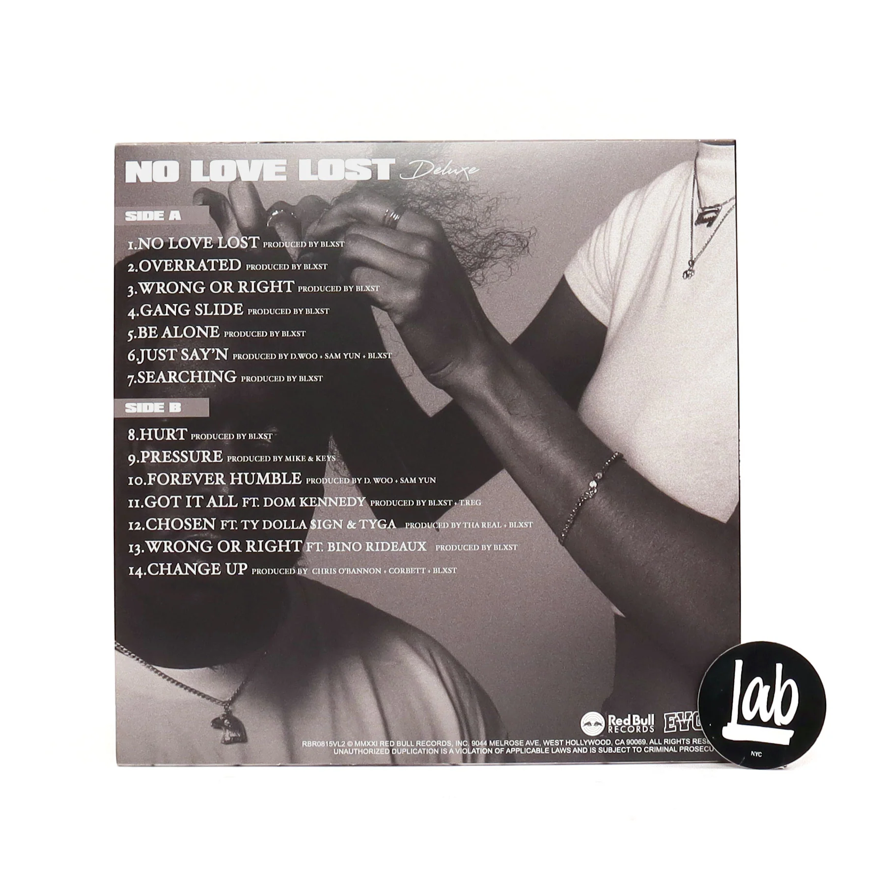 Blxst: No Love Lost (Colored Vinyl) Vinyl LP - Image 3