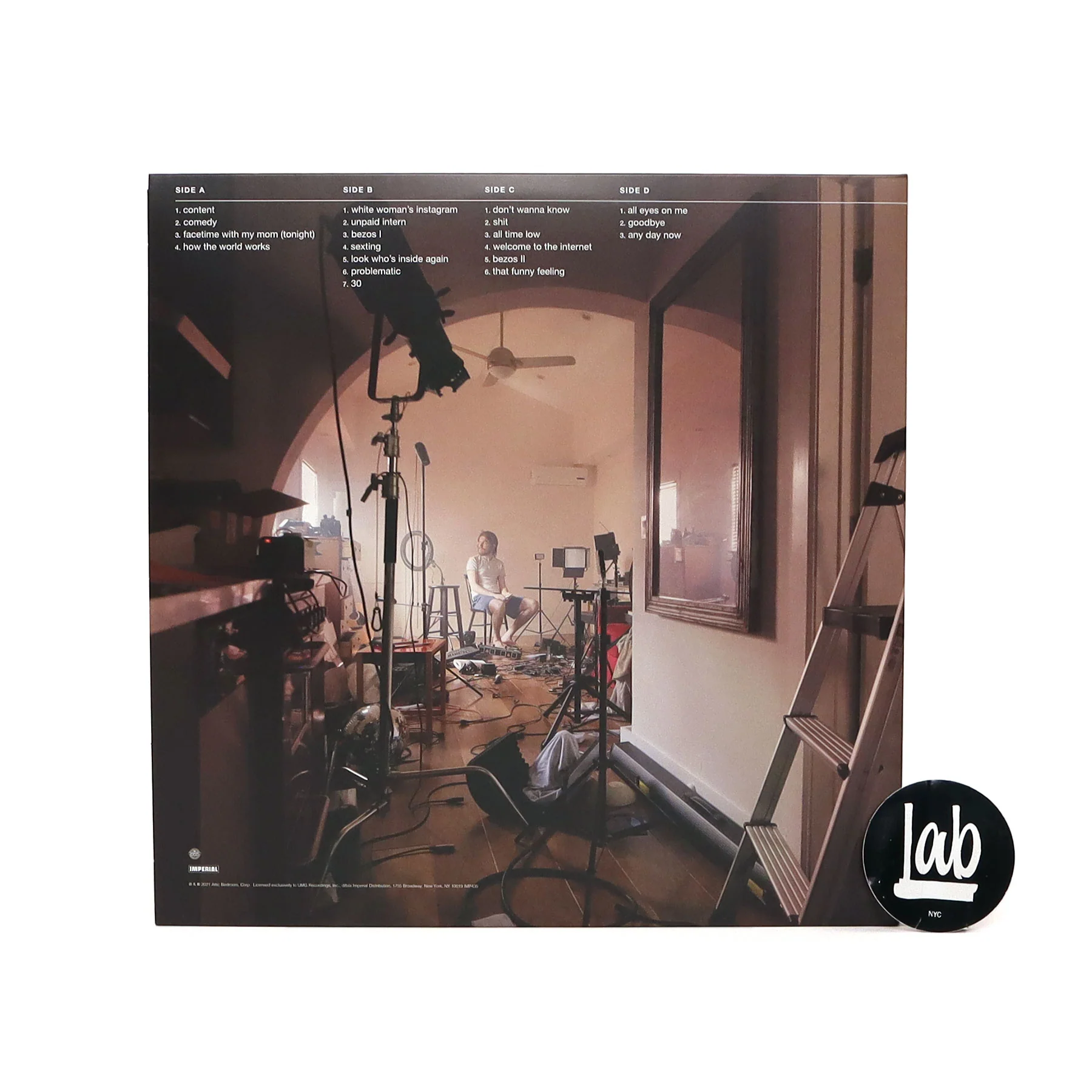 Bo Burnham: Inside (The Songs) Vinyl 2LP - Image 3