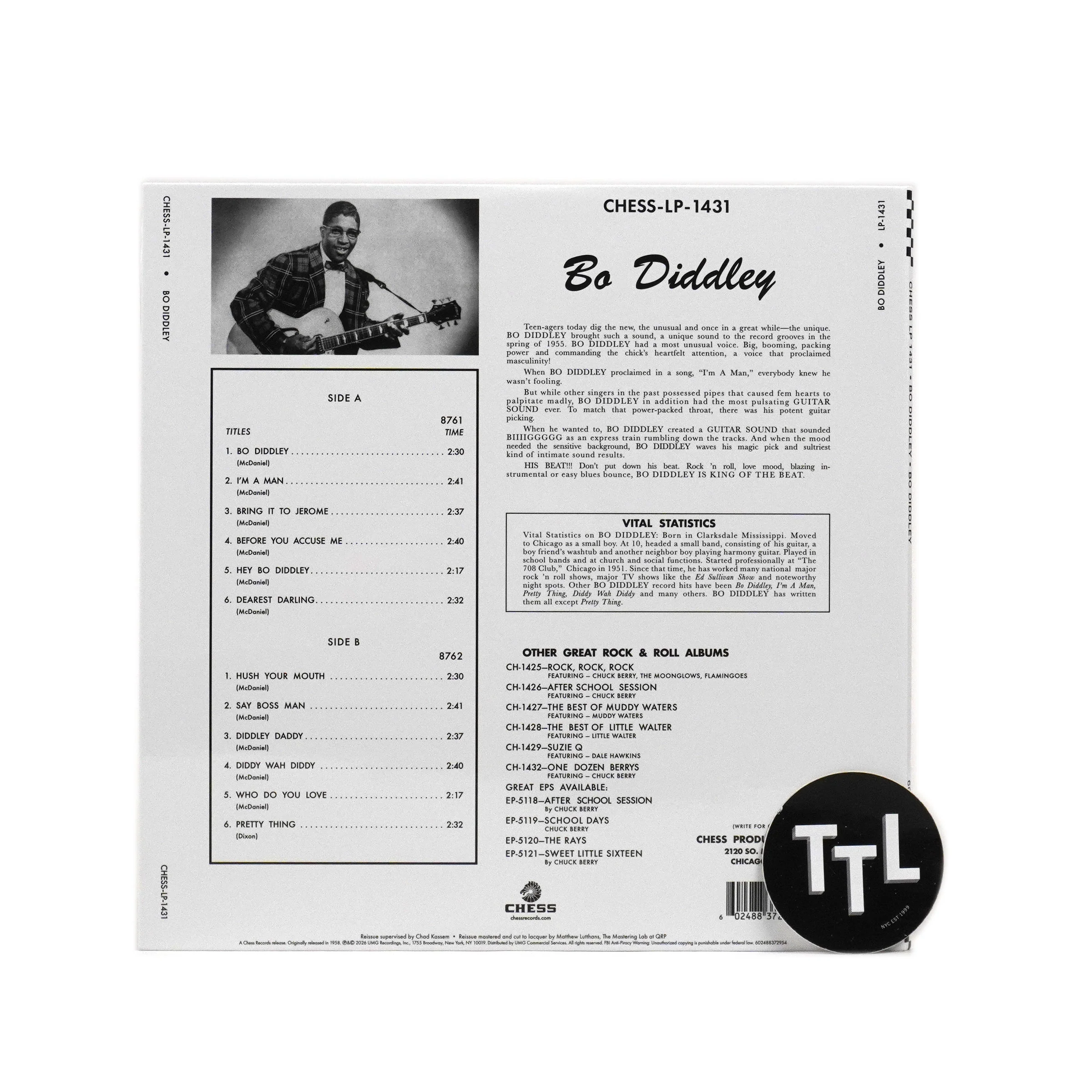 Bo Diddley: Bo Diddley (Acoustic Sounds 180g) Vinyl LP - Image 3