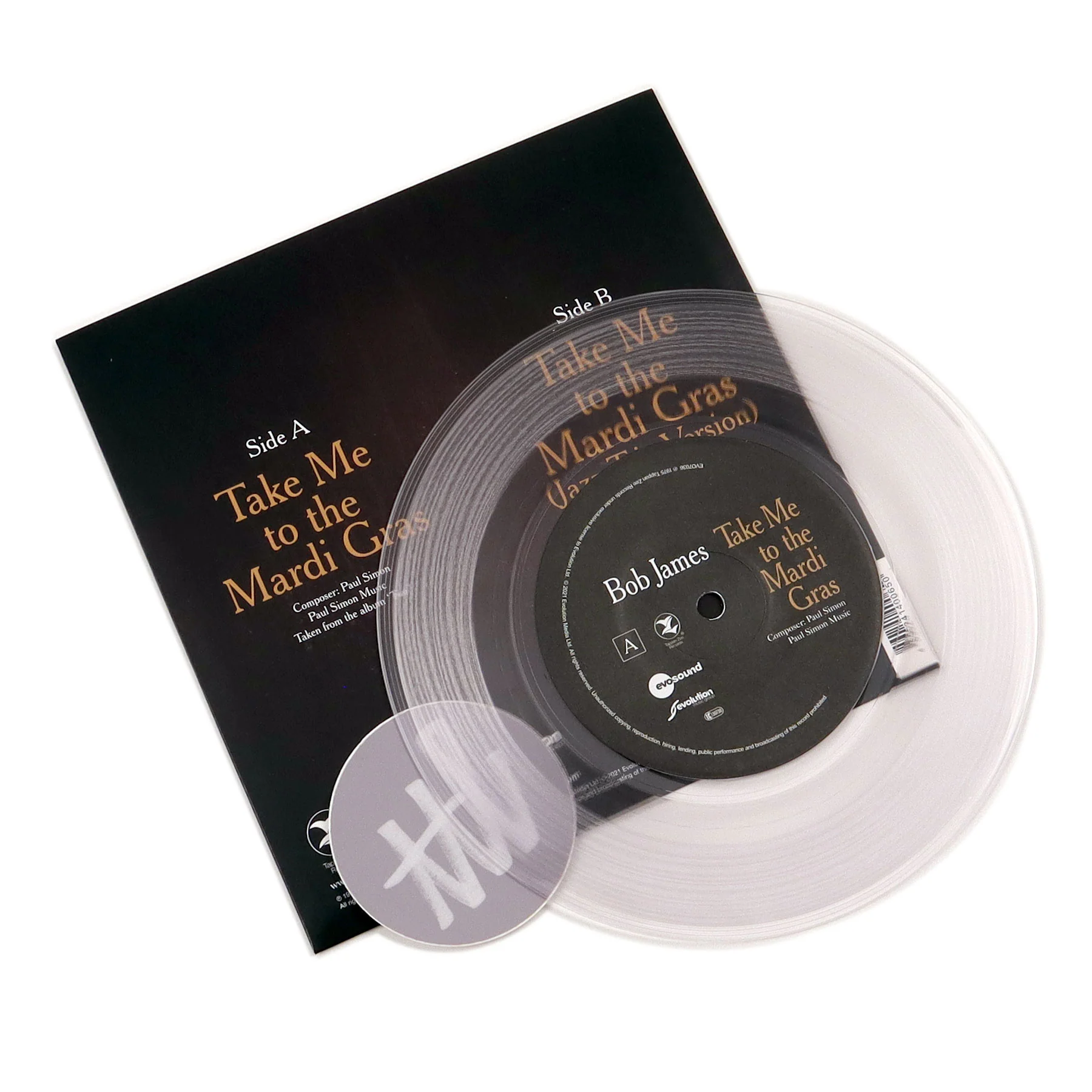 Bob James: Take Me To The Mardi Gras / Jazz Trio Version (Colored Vinyl) Vinyl 7" - Image 2