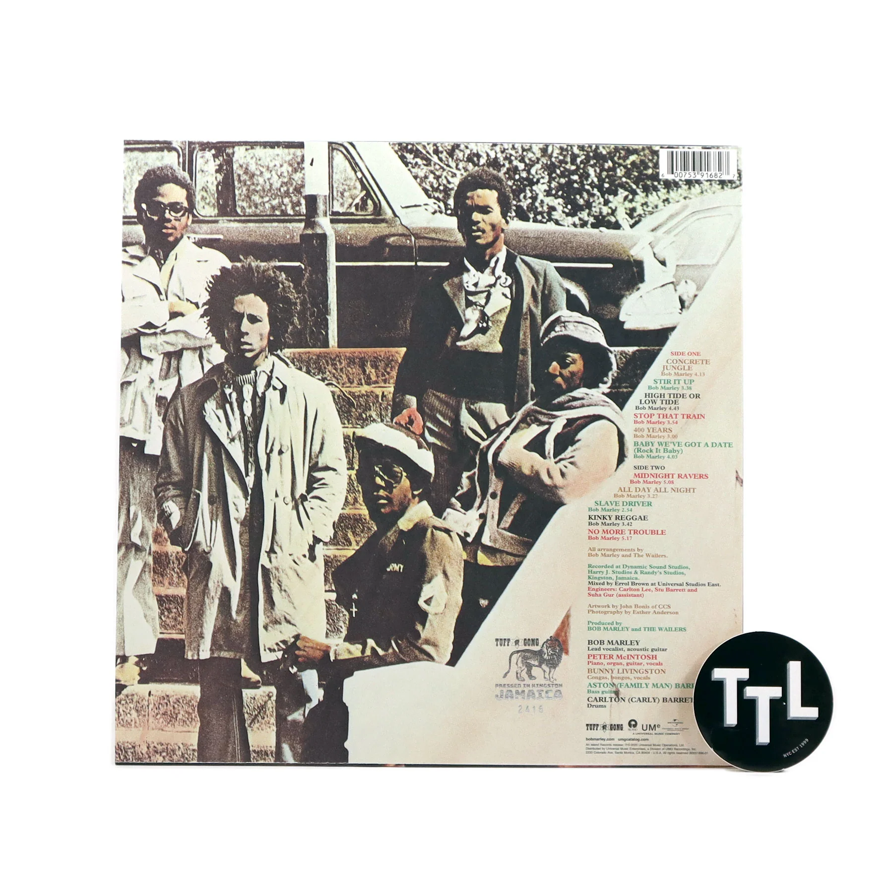 Bob Marley & The Wailers: Catch A Fire (Tuff Gong Jamaican Pressing) Vinyl LP - Image 2