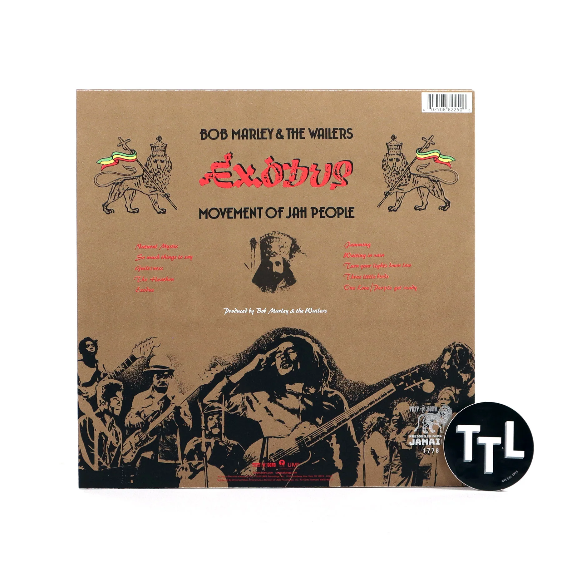 Bob Marley & The Wailers: Exodus (Tuff Gong Jamaican Pressing) Vinyl LP - Image 3