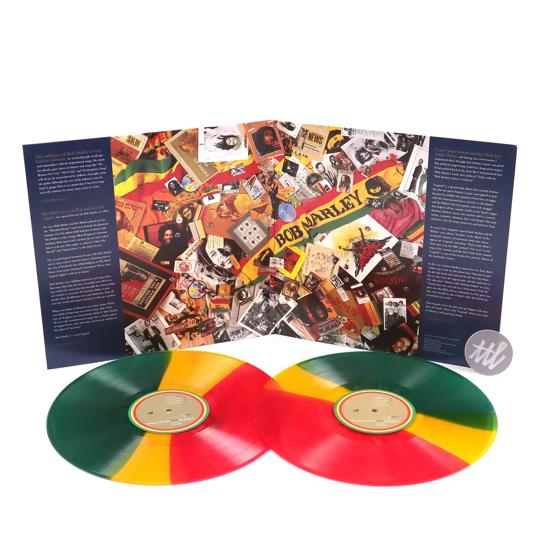 Bob Marley & The Wailers: Legend - 30th Anniversary (Colored Vinyl) Vinyl 2LP - Image 2