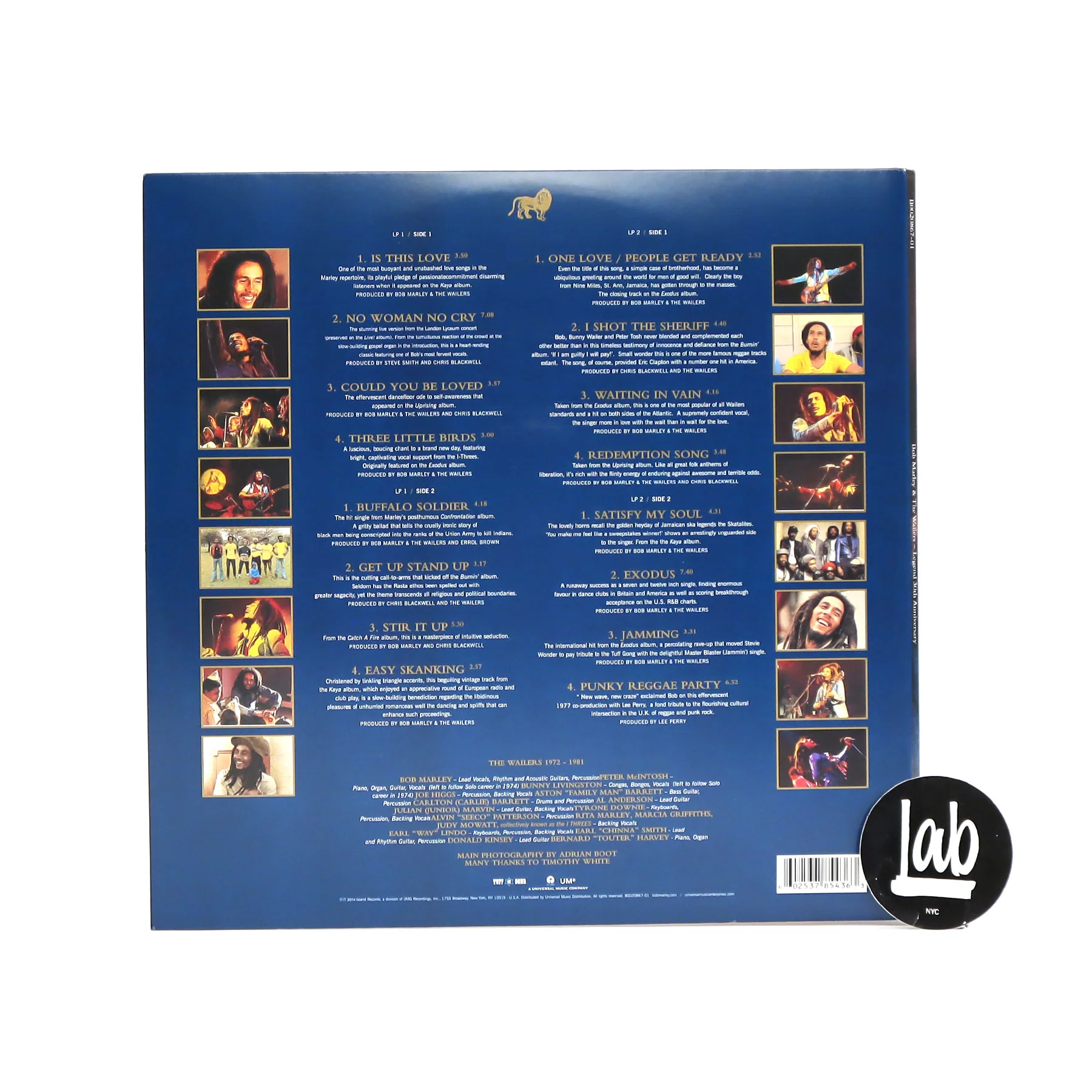 Bob Marley & The Wailers: Legend - 30th Anniversary (Colored Vinyl) Vinyl 2LP - Image 3