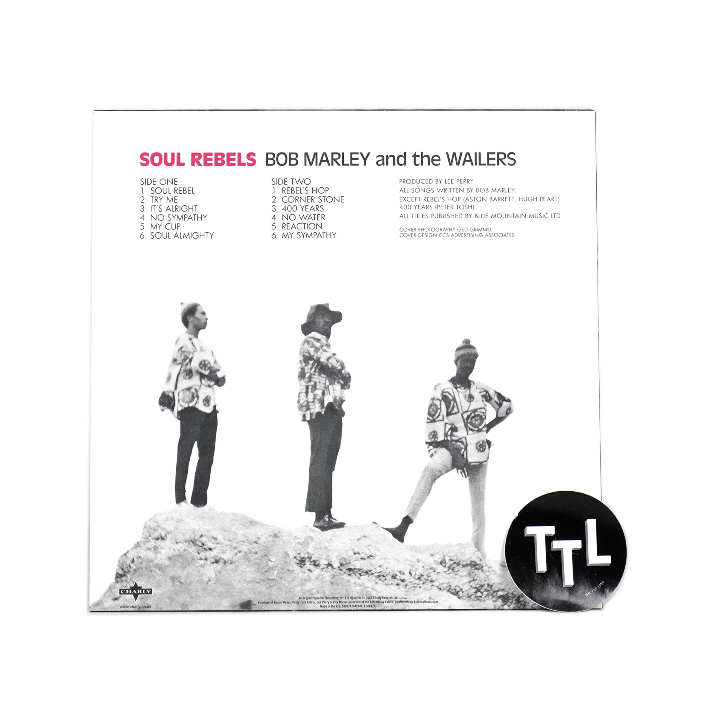 Bob Marley & The Wailers: Soul Rebels (Blue Colored Vinyl) Vinyl LP - Image 3