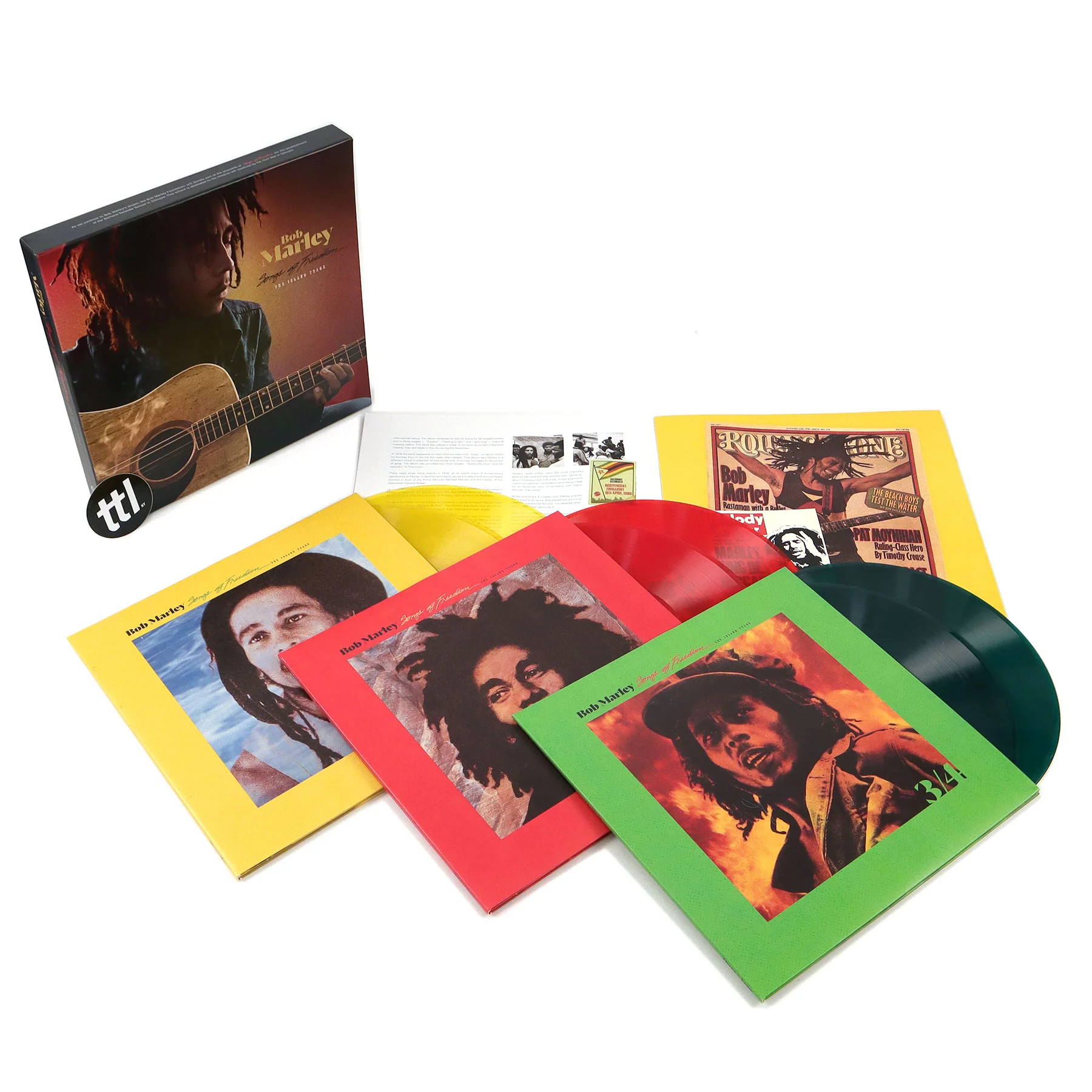 Bob Marley & The Wailers: Songs Of Freedom - The Island Years (Colored Vinyl) Vinyl 6LP Boxset - Image 2
