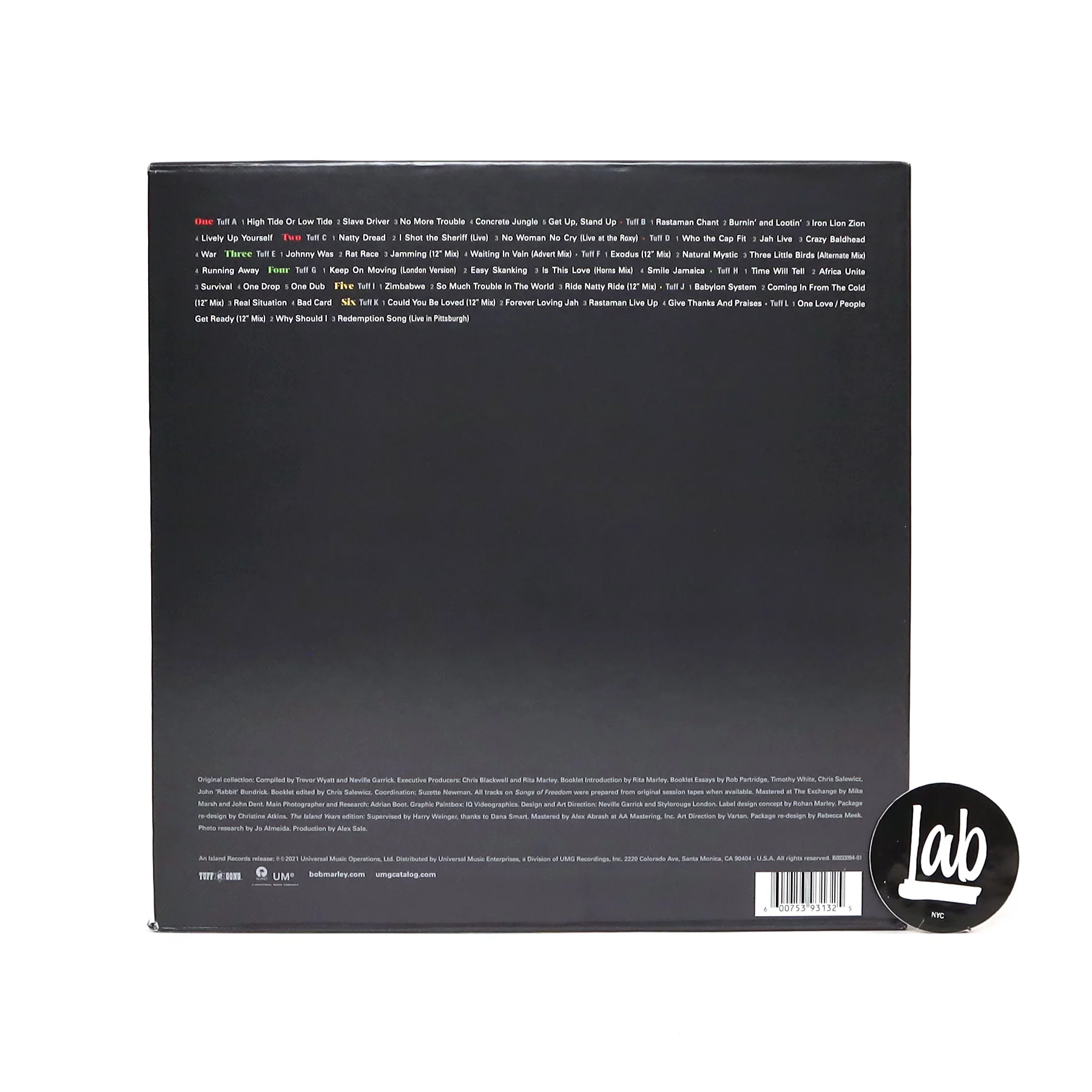 Bob Marley & The Wailers: Songs Of Freedom - The Island Years (Colored Vinyl) Vinyl 6LP Boxset - Image 4