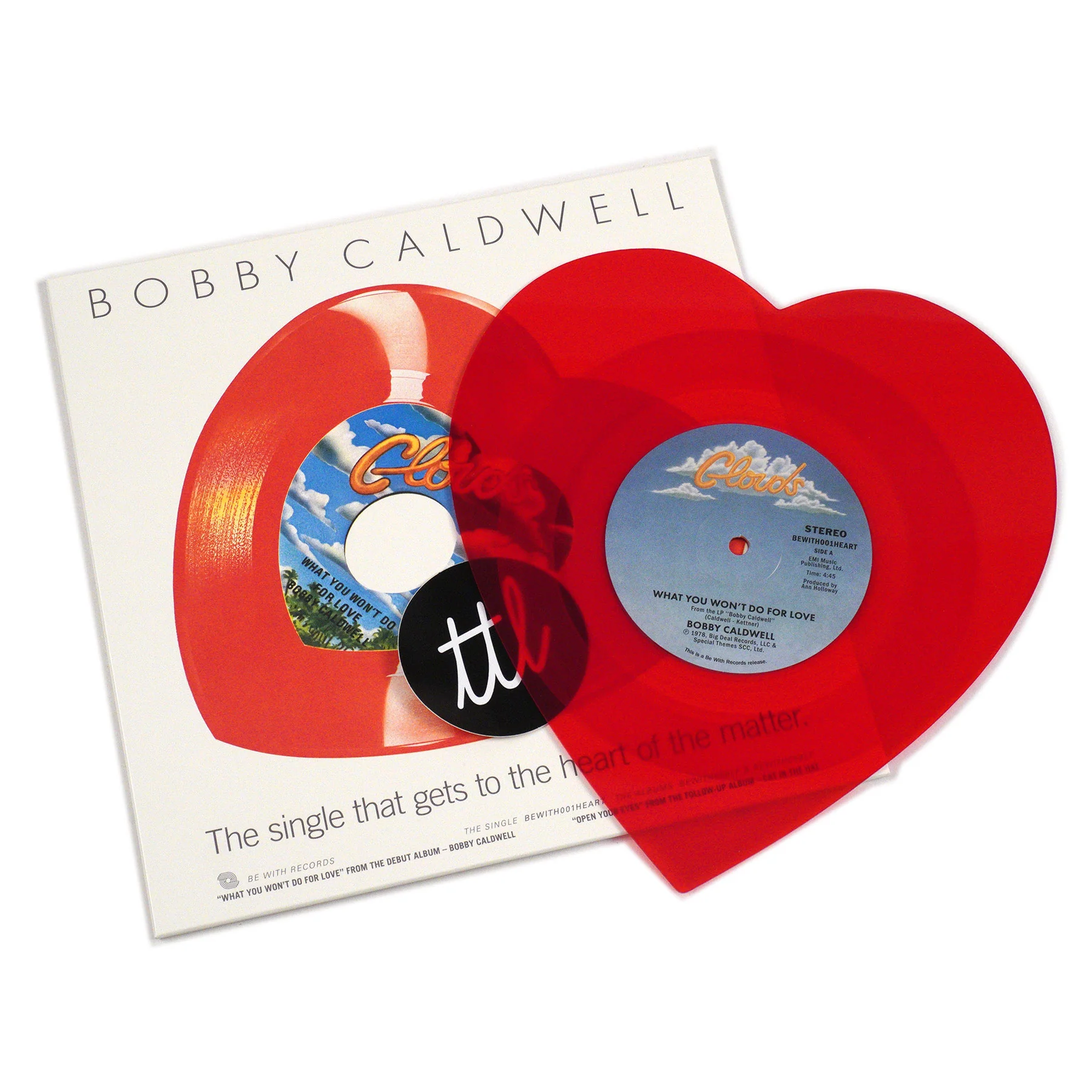 Bobby Caldwell: What You Won't Do For Love (Heart Shaped Colored Vinyl) Vinyl 10" - Image 2