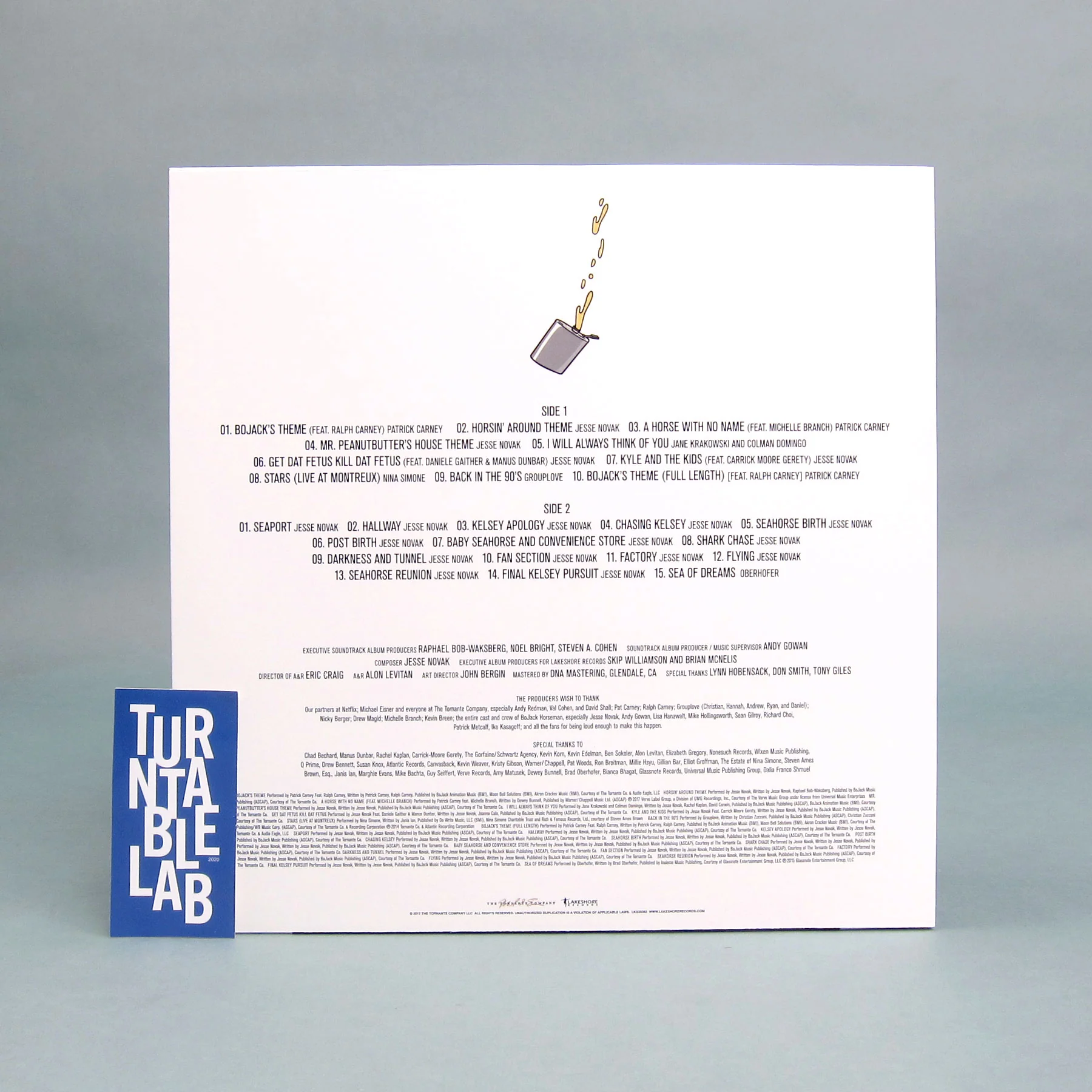Bojack Horseman: Music From The Netflix Original Series (Swirl Colored Vinyl) Vinyl LP - Turntable Lab Exclusive - LIMIT 1 PER CUSTOMER - Image 3