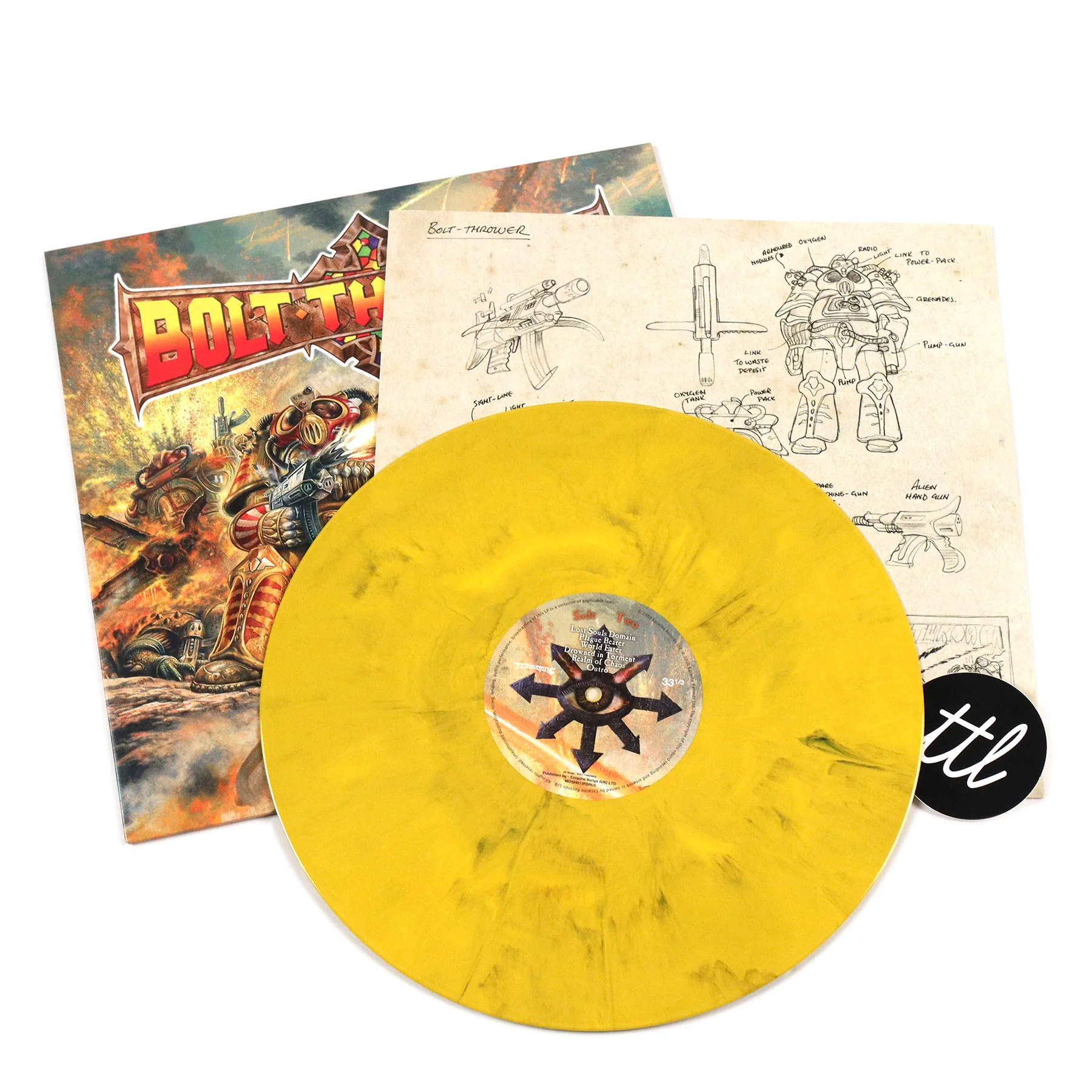 Bolt Thrower: Realm Of Chaos (Yellow Colored Vinyl) Vinyl LP - Image 2