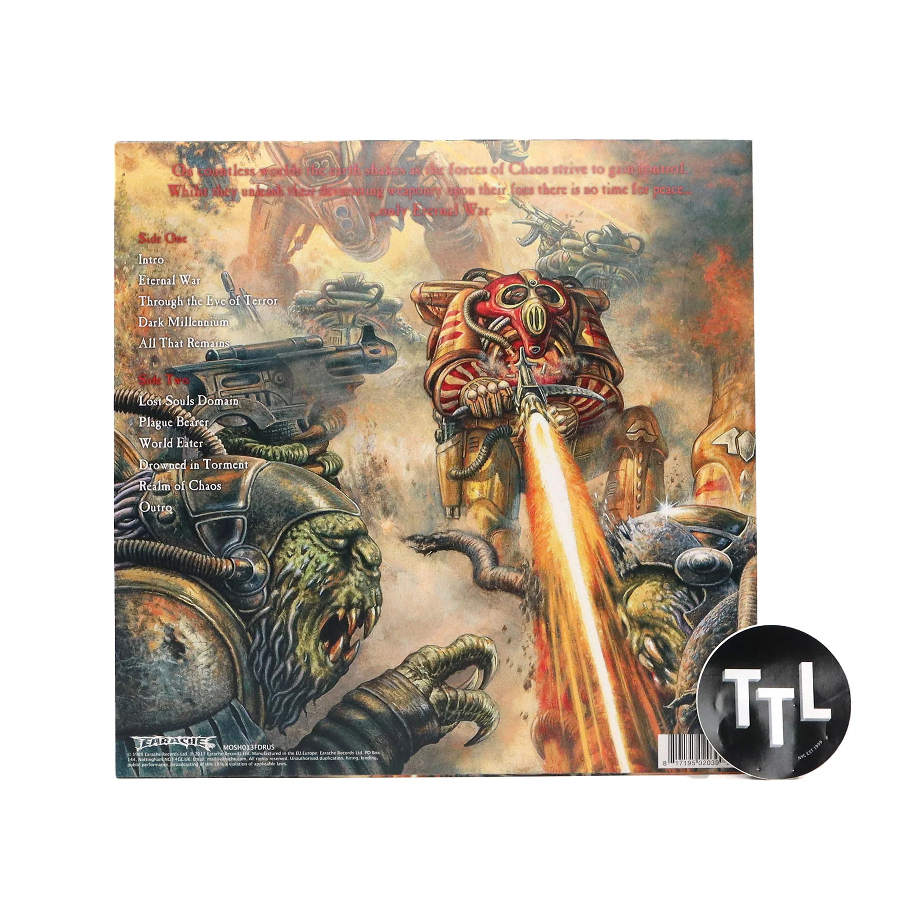 Bolt Thrower: Realm Of Chaos (Yellow Colored Vinyl) Vinyl LP - Image 3