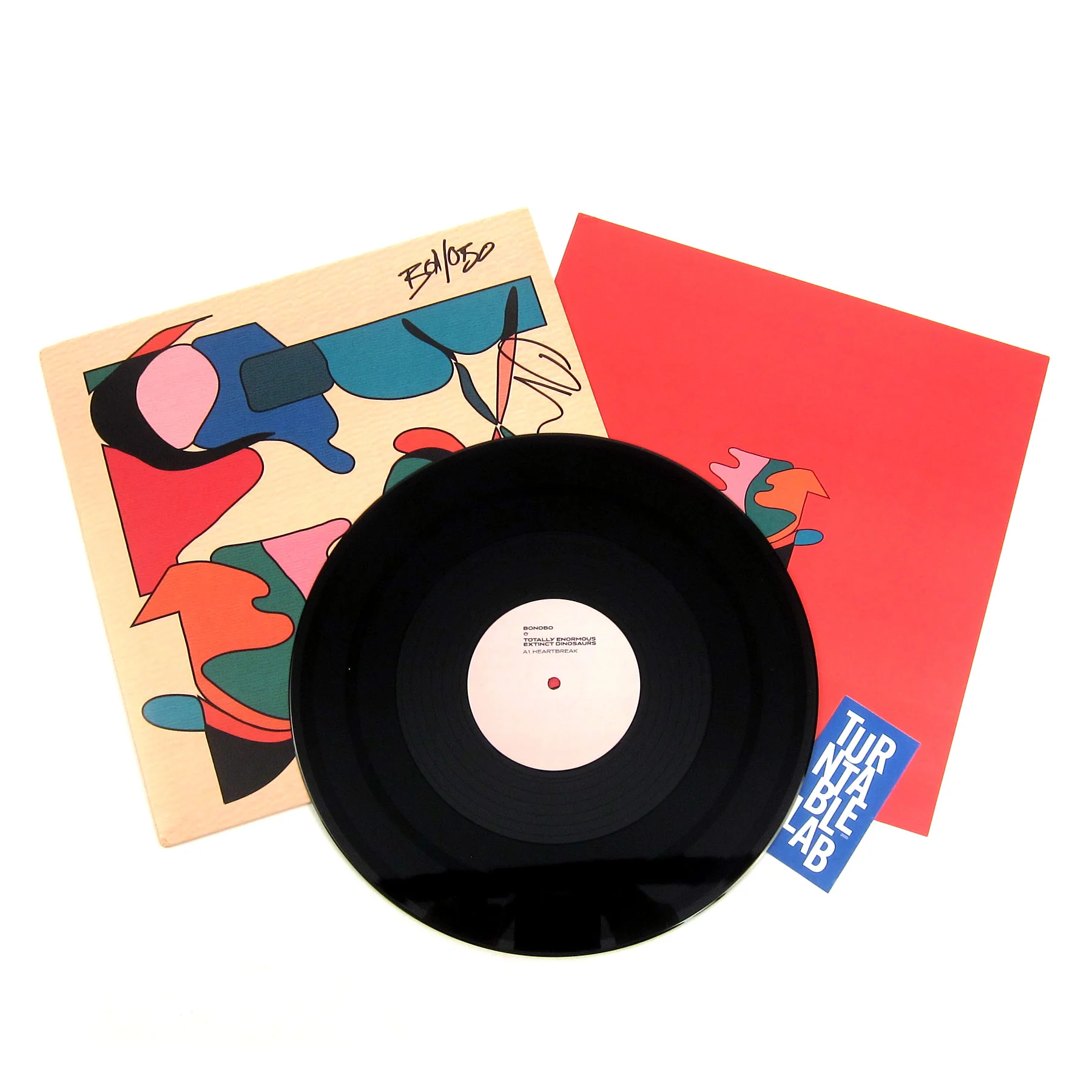 Bonobo & Totally Enormous Extinct Dinosaurs: Heartbreak (Signed Copies) Vinyl 12" - Image 2