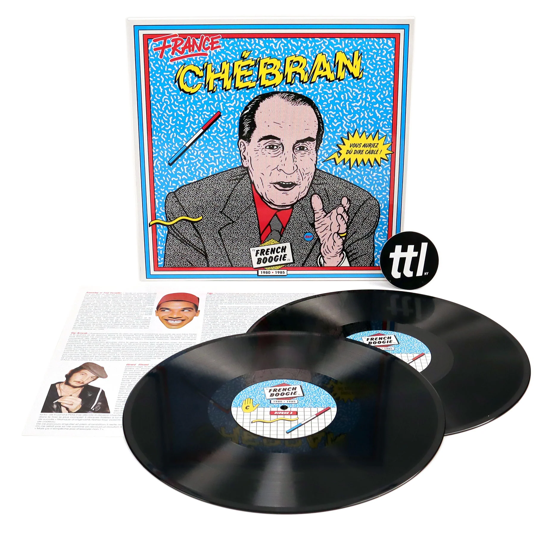 Born Bad Records: France Chebran - French Boogie 1980-85 Vinyl 2LP - Image 2