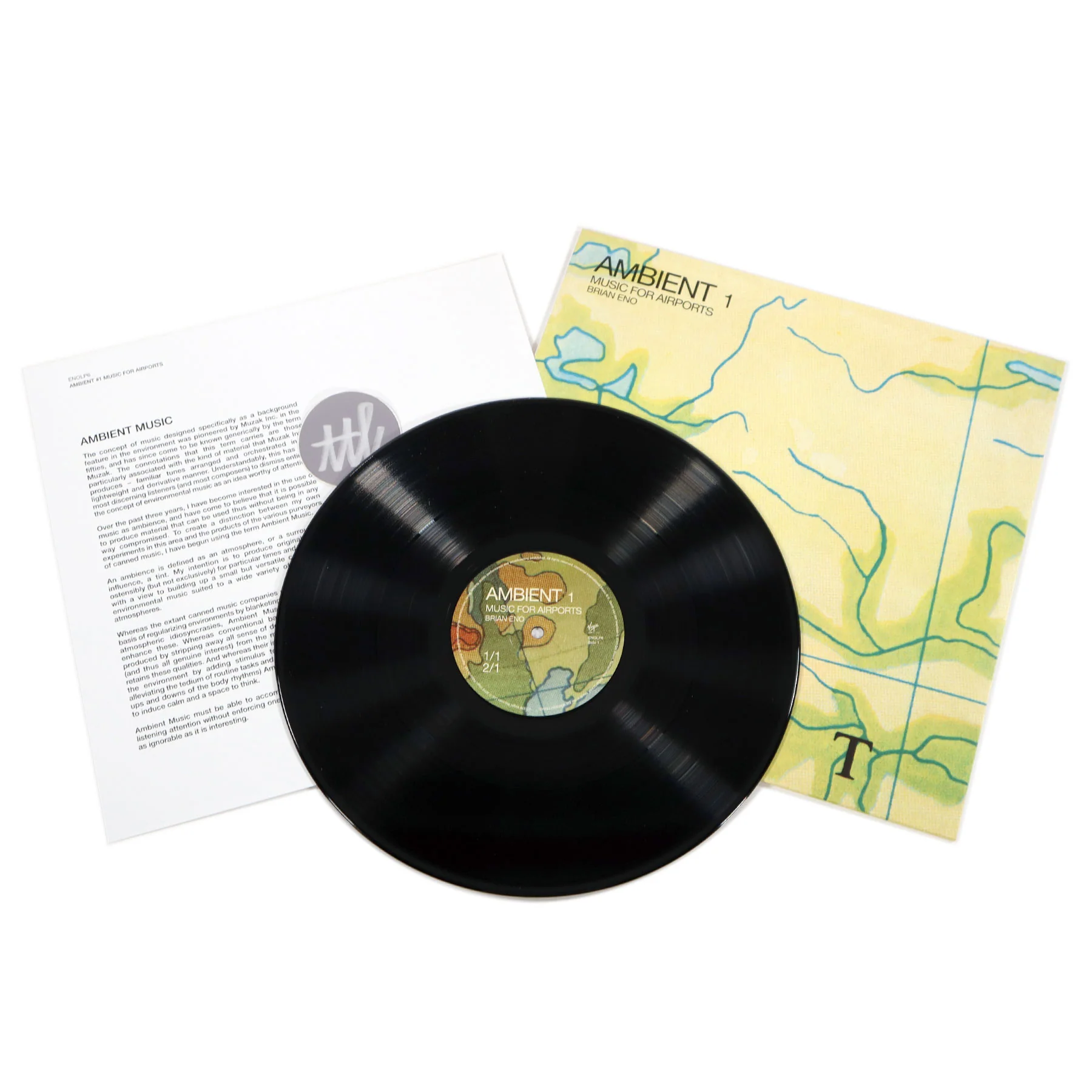Brian Eno: Ambient 1 - Music For Airports (180g) Vinyl LP - Image 2
