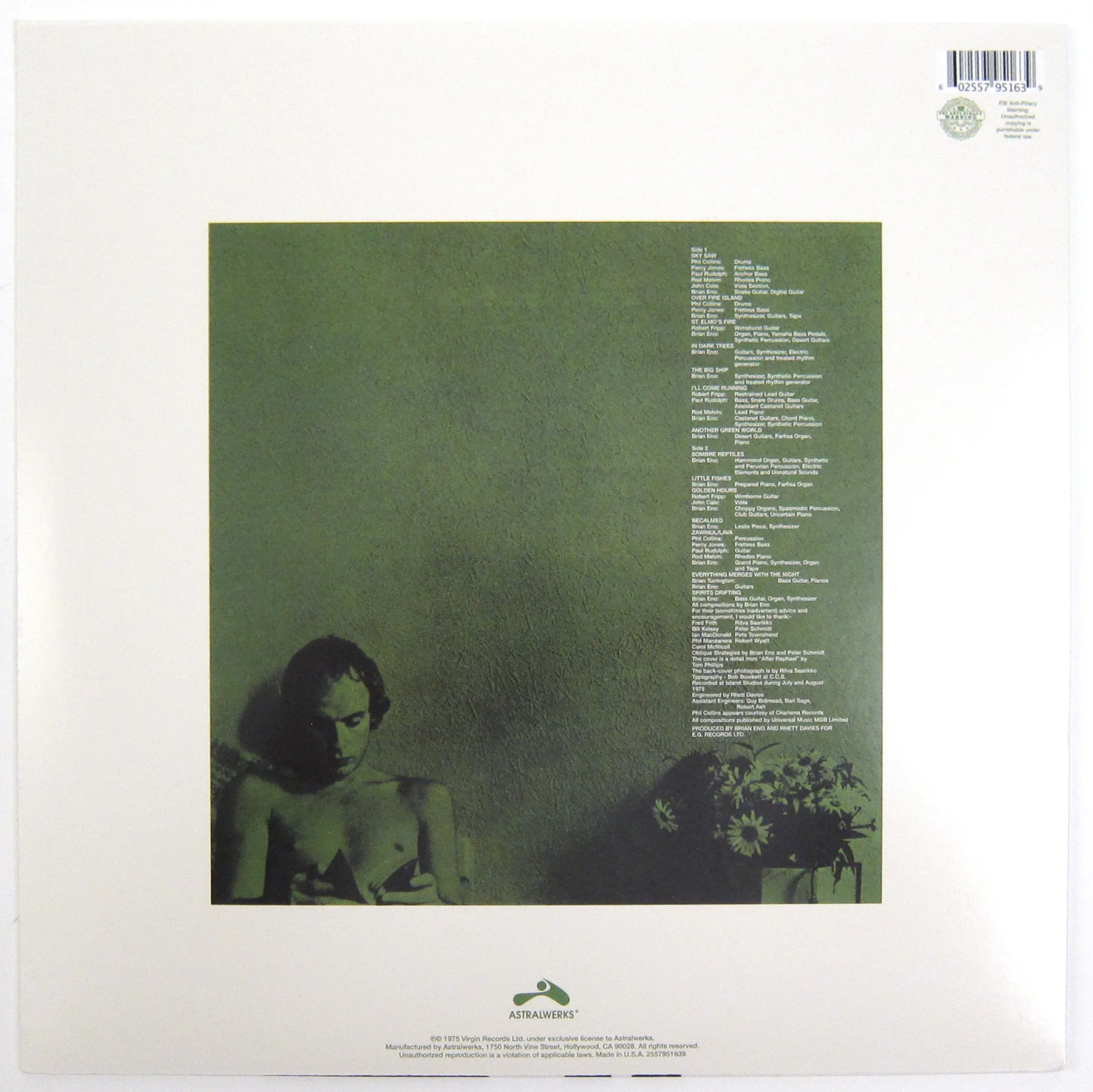 Brian Eno: Another Green World Vinyl LP - Image 2