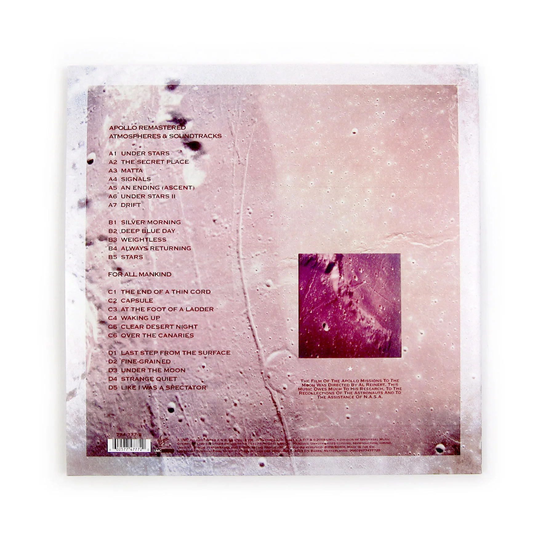 Brian Eno: Apollo - Atmospheres And Soundtracks Vinyl 2LP - Image 3
