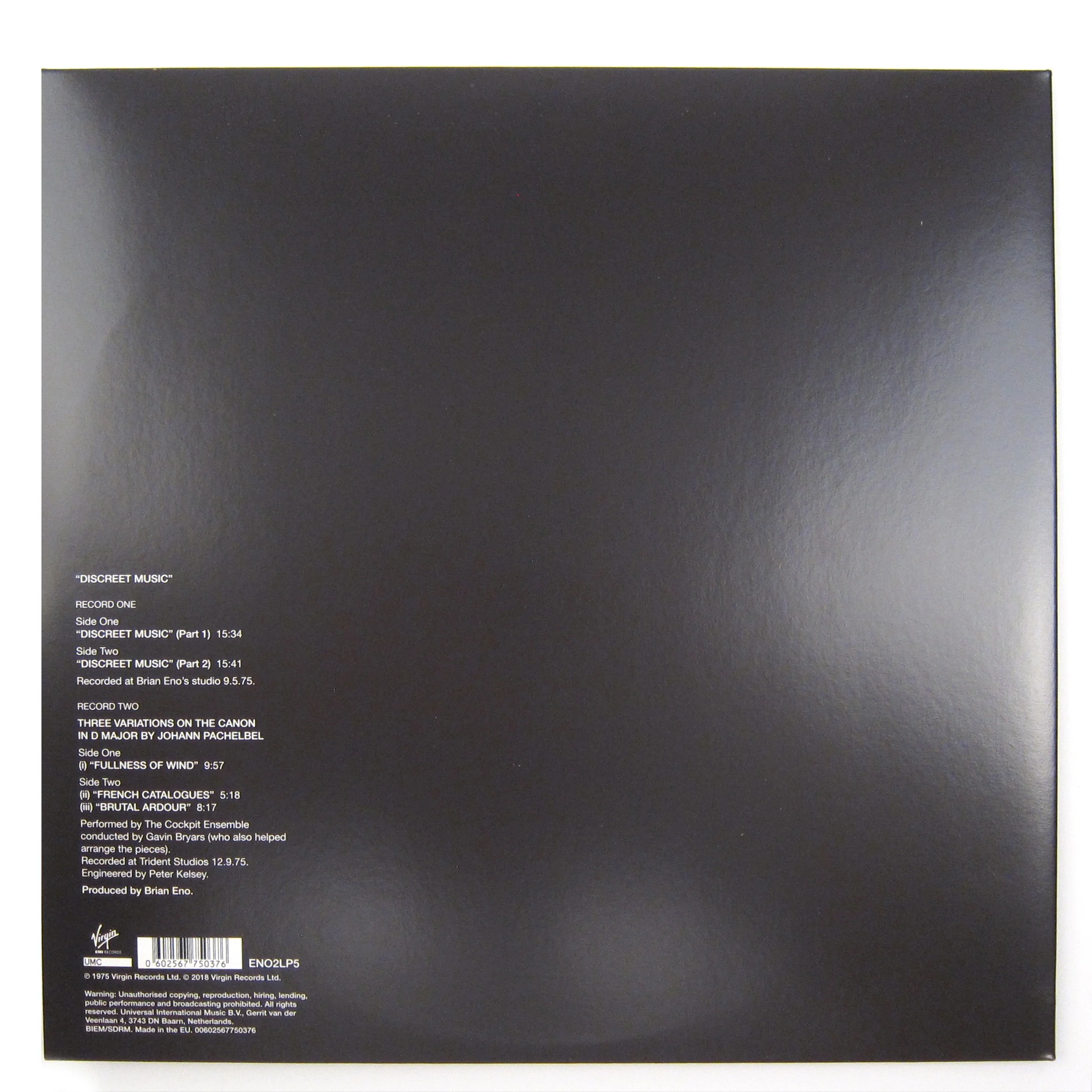 Brian Eno: Discreet Music (180g) Vinyl 2LP - Image 3