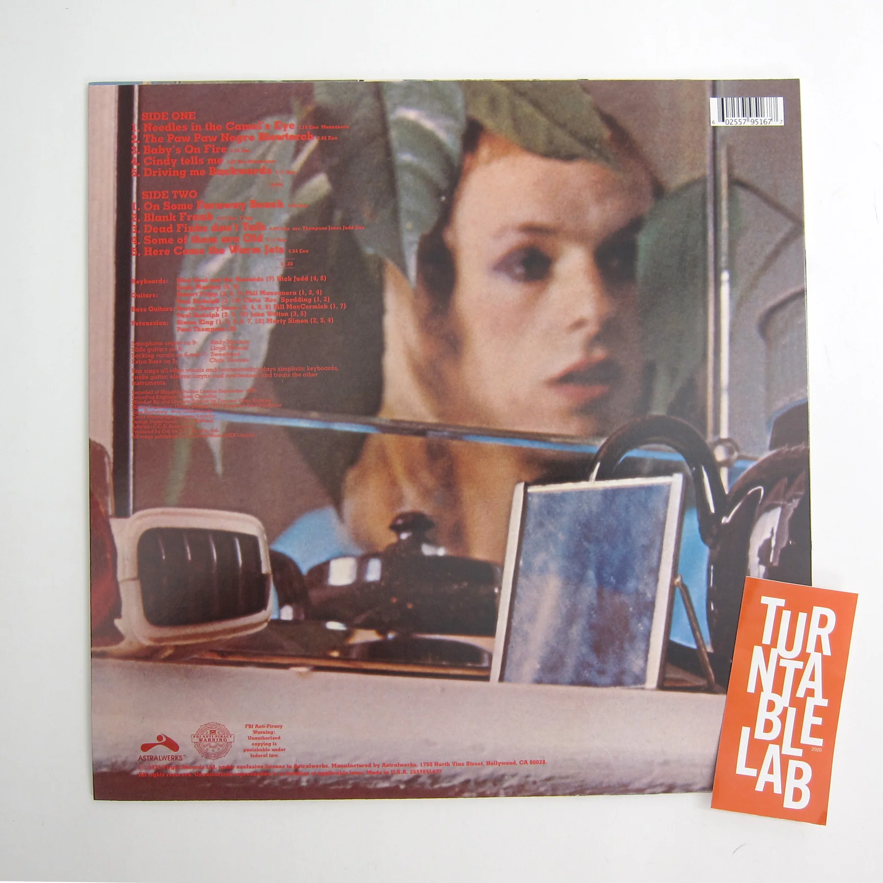 Brian Eno: Here Come The Warm Jets Vinyl LP - Image 2