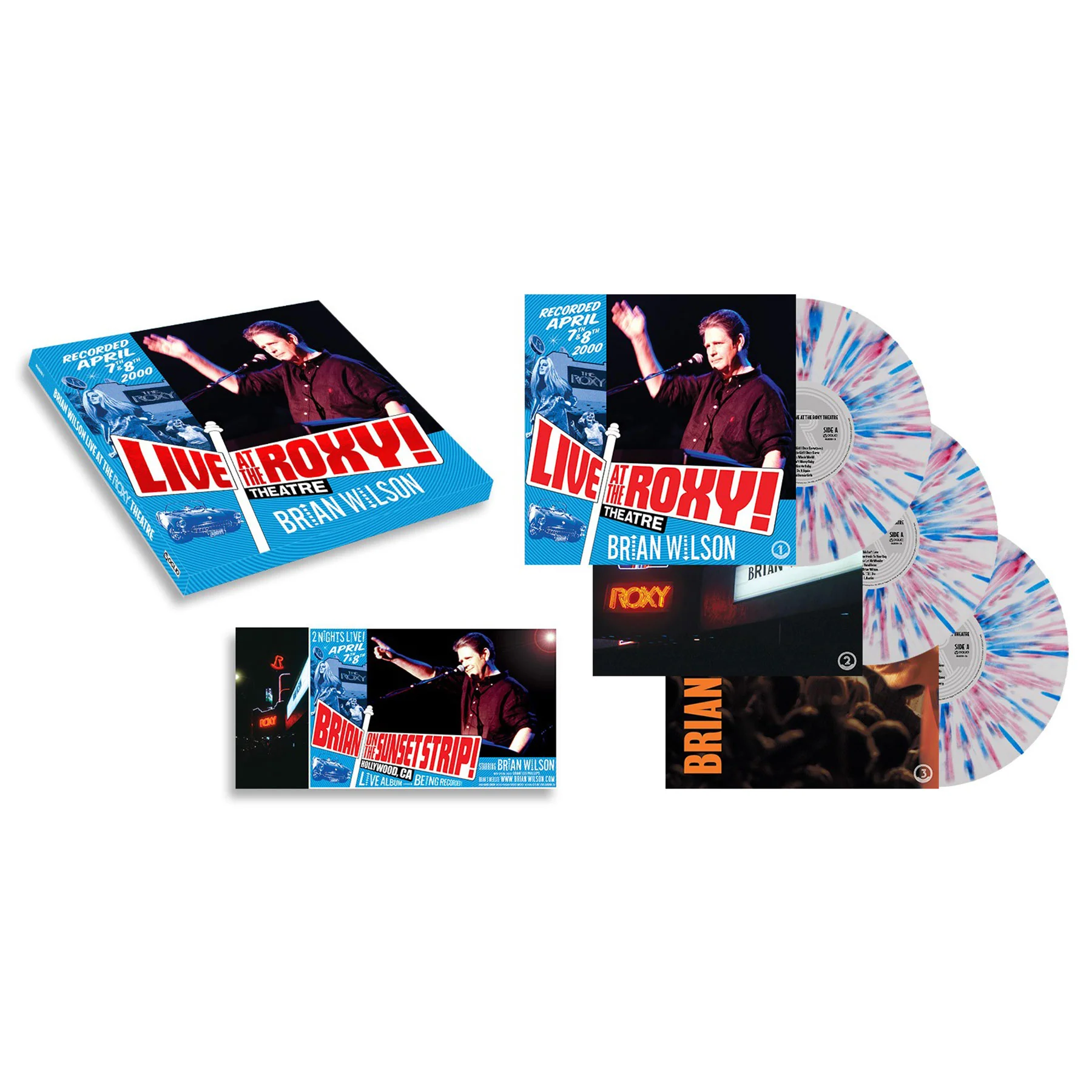 Brian Wilson: Live At The Roxy Theatre (Indie Exclusive Colored Vinyl) Vinyl 3LP Boxset - Image 2
