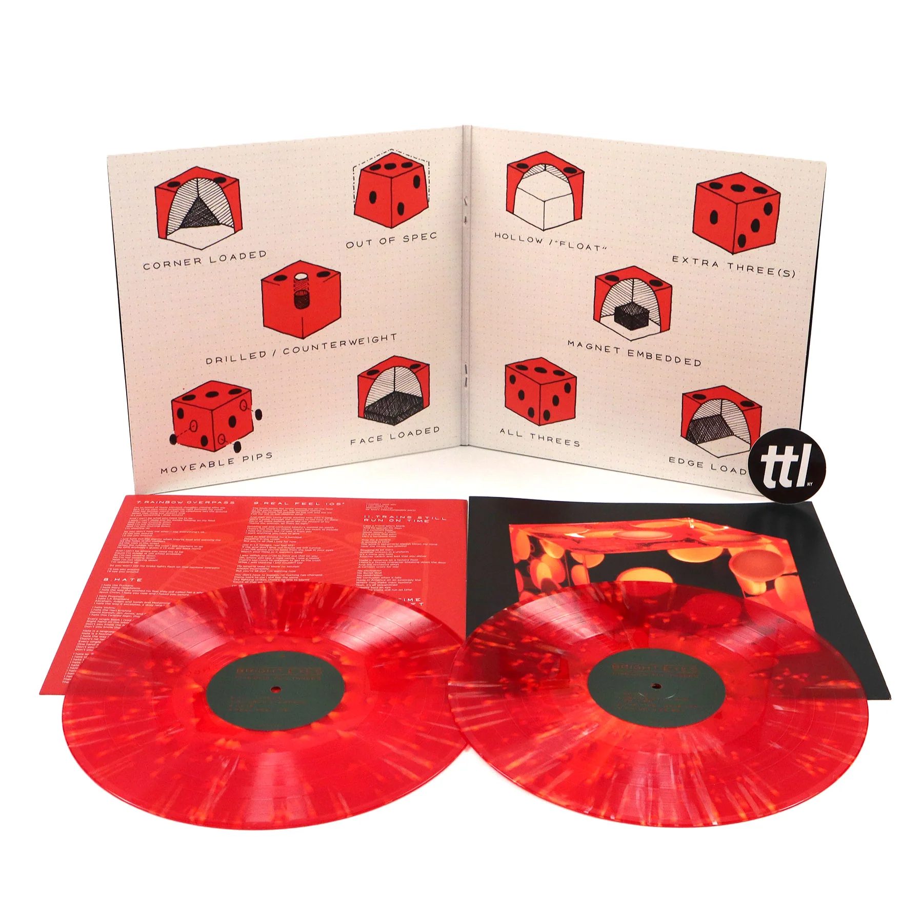 Bright Eyes: Five Dice, All Threes (Colored Vinyl) Vinyl 2LP - Image 2