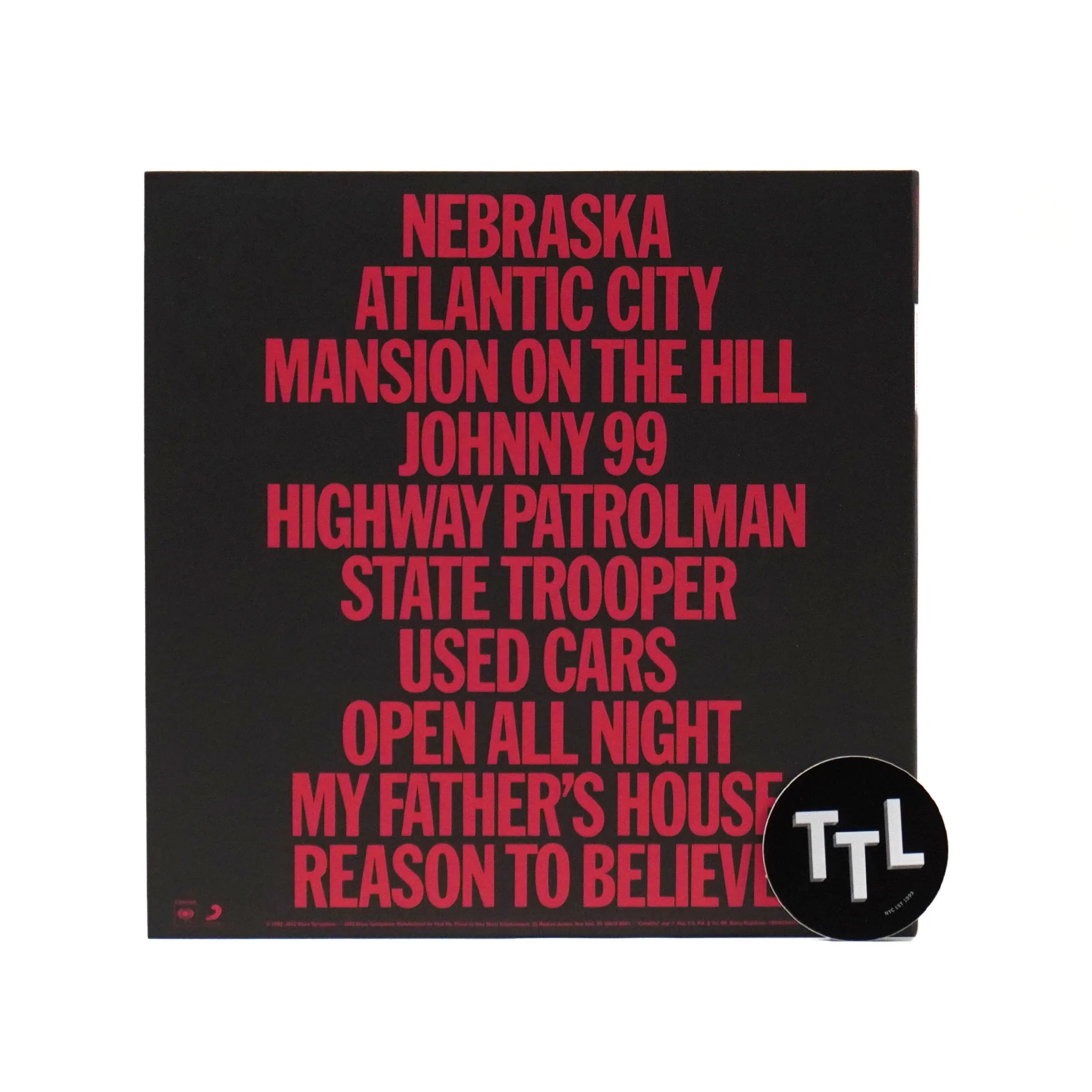 Bruce Springsteen: Nebraska (Colored Vinyl) Vinyl LP - Image 3