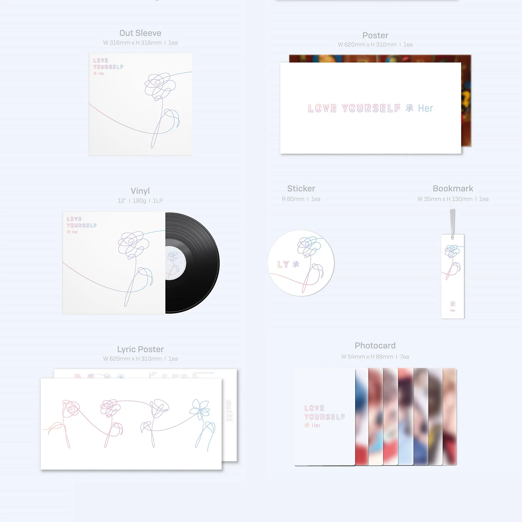 BTS: Love Yourself - Her Vinyl LP - Image 5