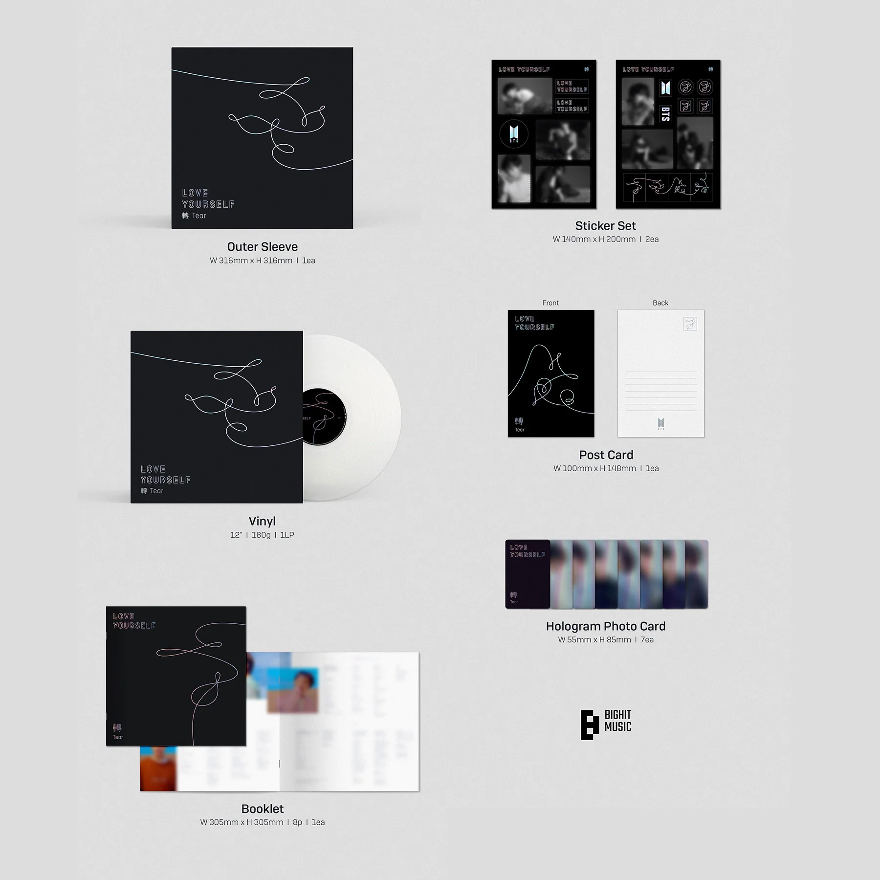 BTS: Love Yourself - Tear (Colored Vinyl) Vinyl LP - Image 4