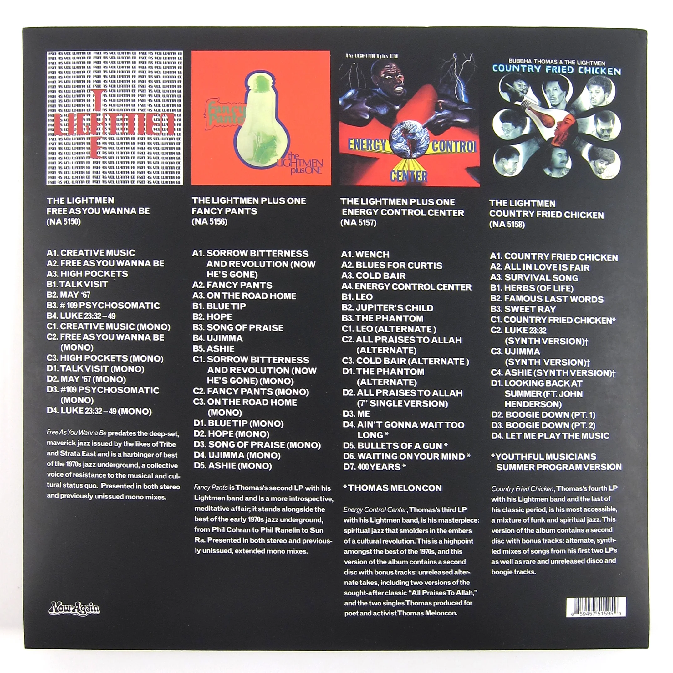 Bubbha Thomas & The Lightmen: Creative Music - The Complete Works Vinyl 8LP Boxset - Image 4