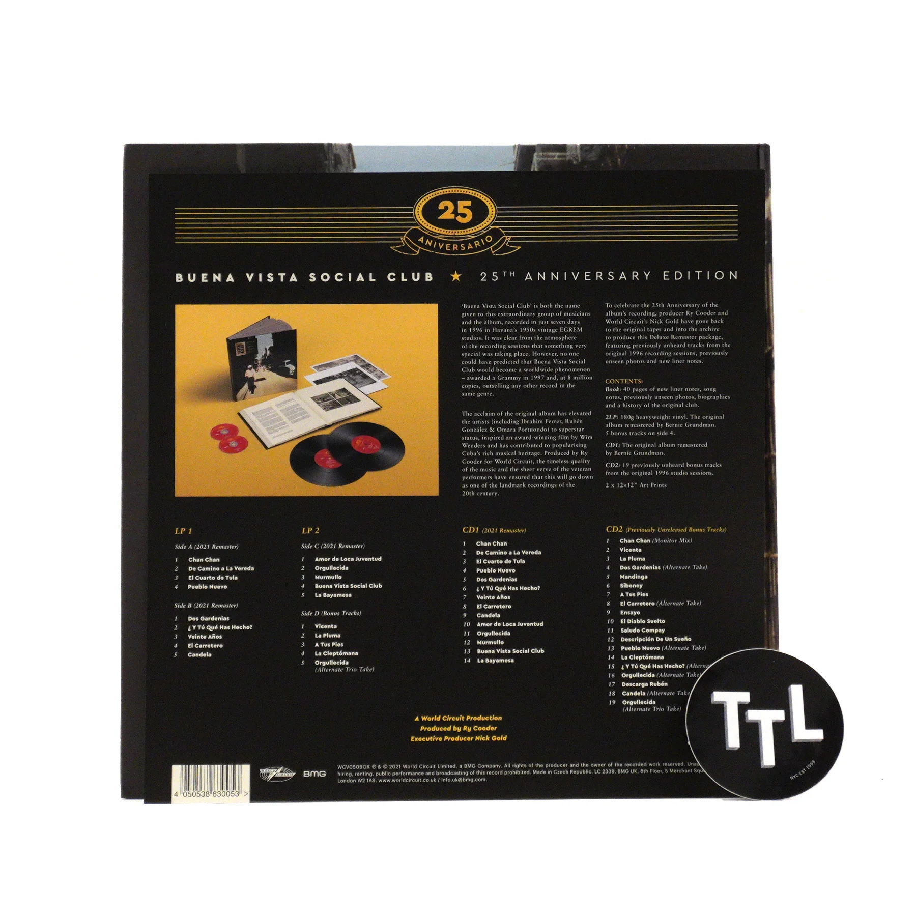 Buena Vista Social Club: Buena Vista Social Club - Deluxe Edition Vinyl 2LP+CD - Image 3