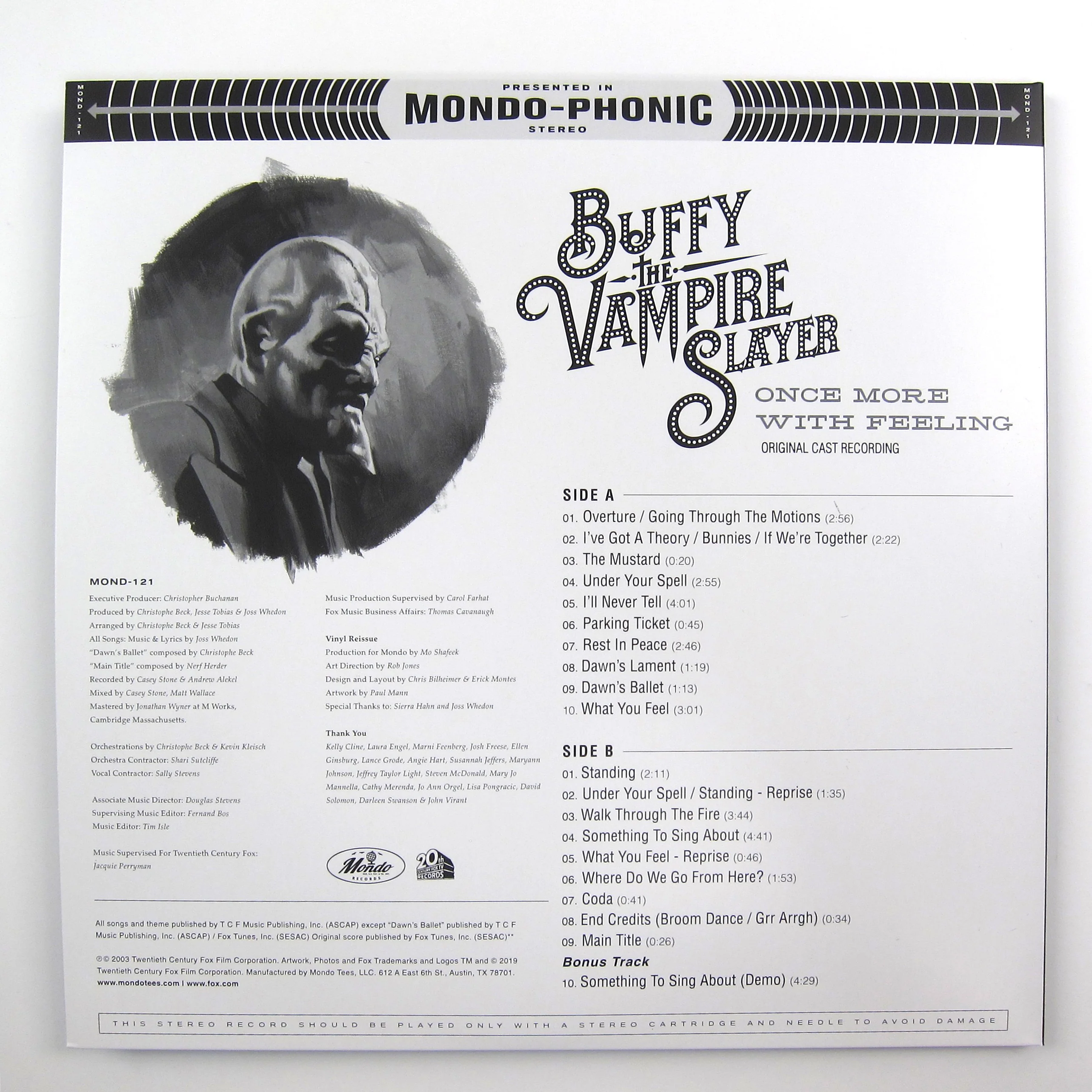Buffy The Vampire Slayer: Buffy The Vampire Slayer - Once More, With Feeling Soundtrack (180g, Colored Vinyl) Vinyl LP - Image 3