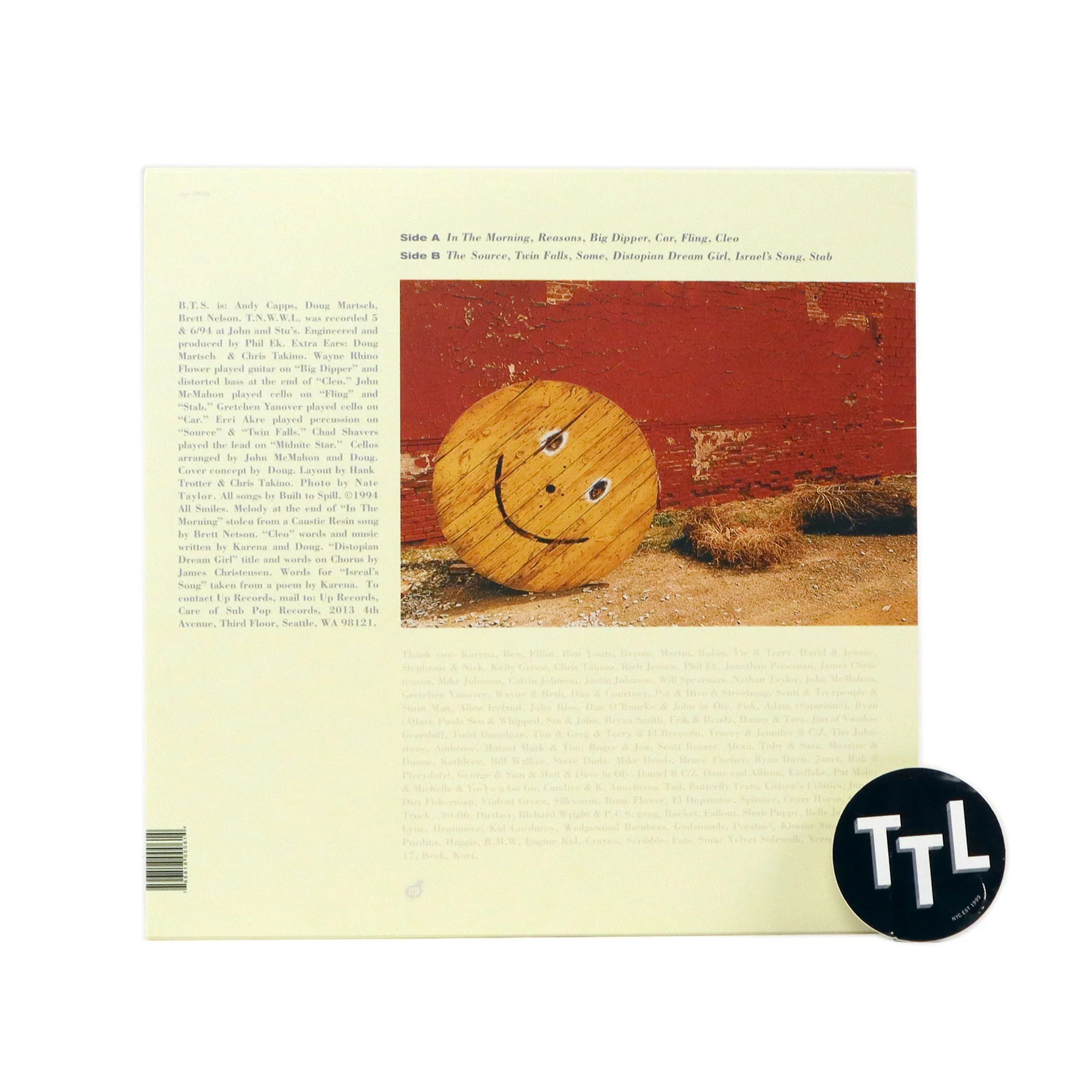 Built to Spill: There's Nothing Wrong With Love (Jade Blue Colored Vinyl) Vinyl LP - Image 3