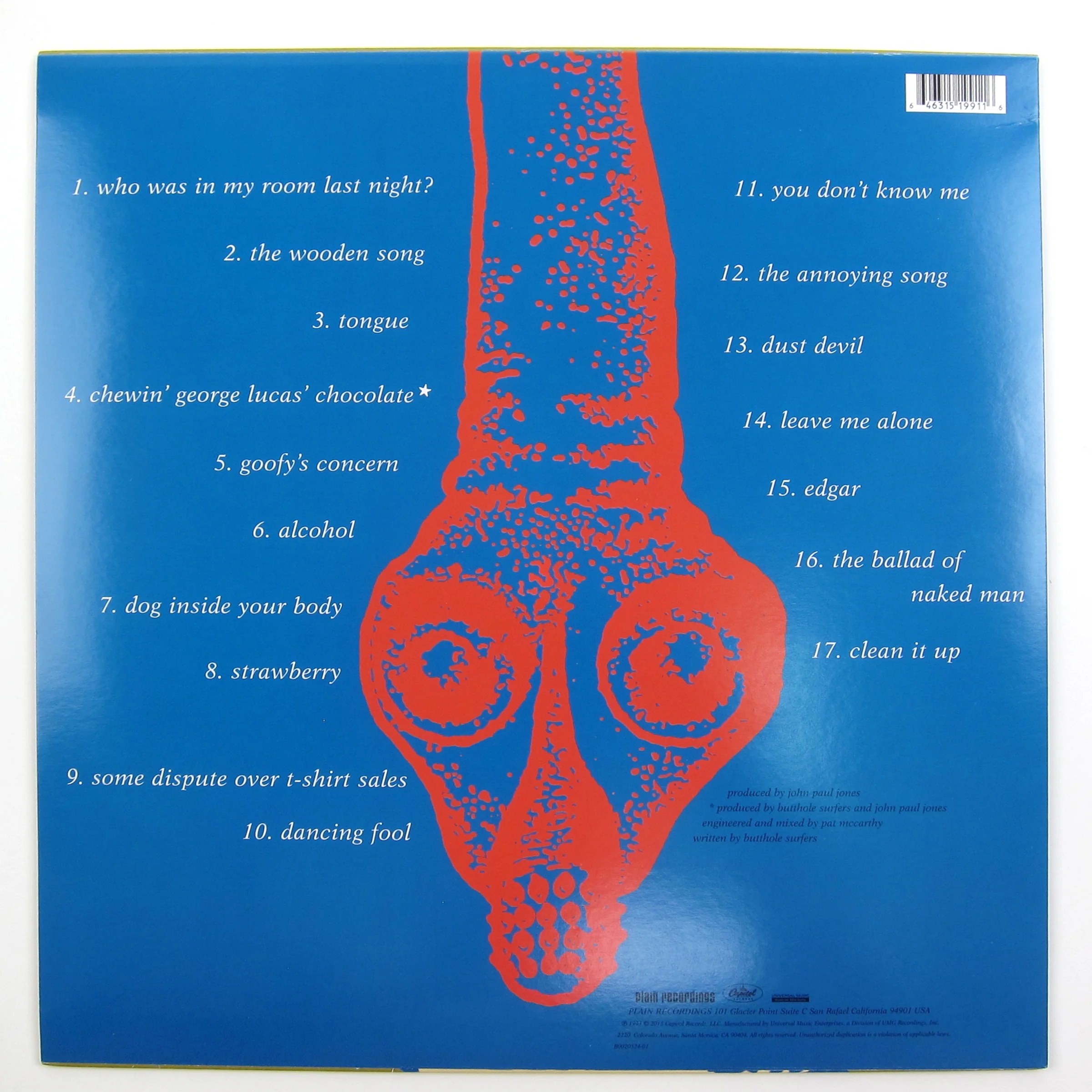 Butthole Surfers: Independent Worm Saloon (180g, Translucent Blue Colored Vinyl) Vinyl LP - Image 2