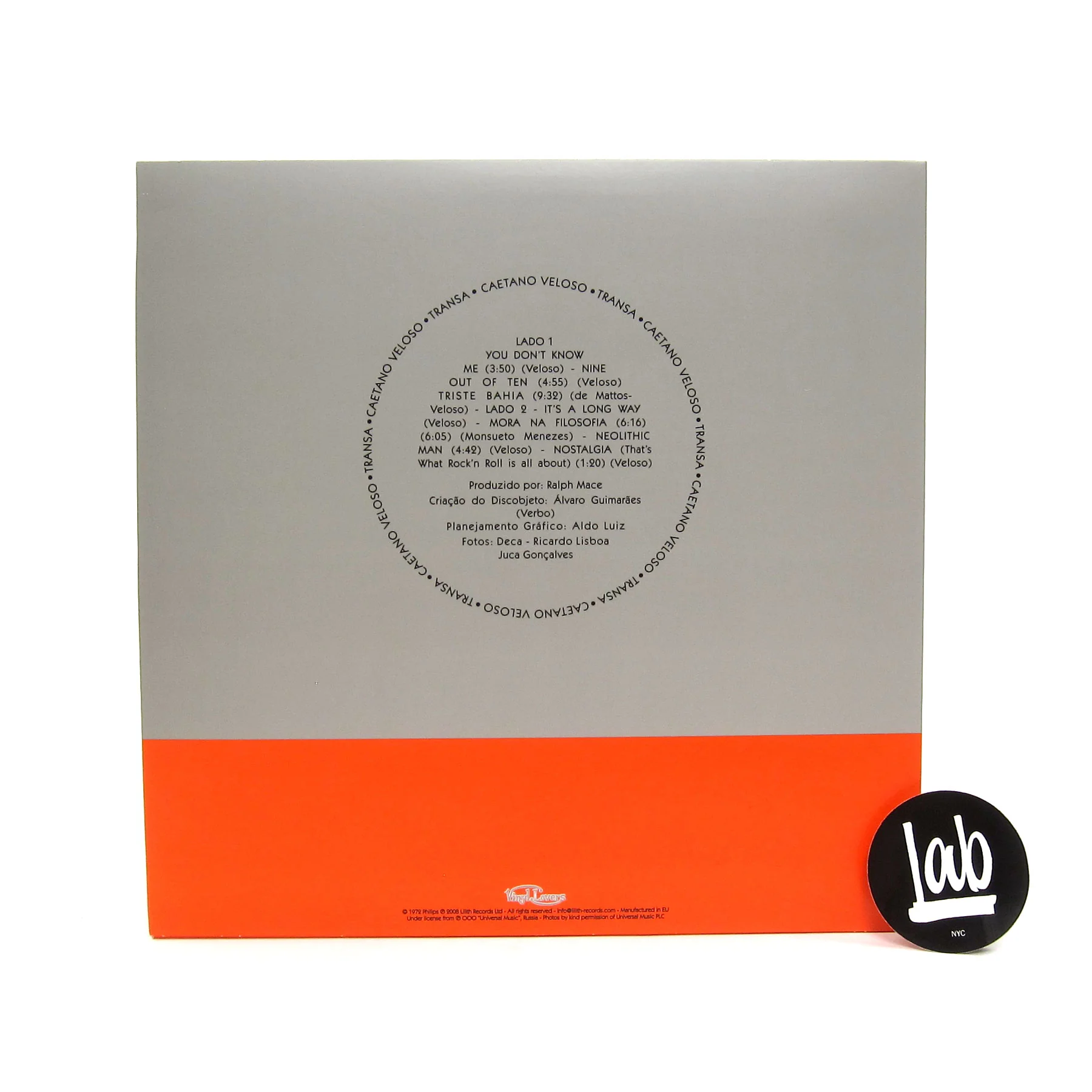 Caetano Veloso: Transa (180g) Vinyl LP - Image 3