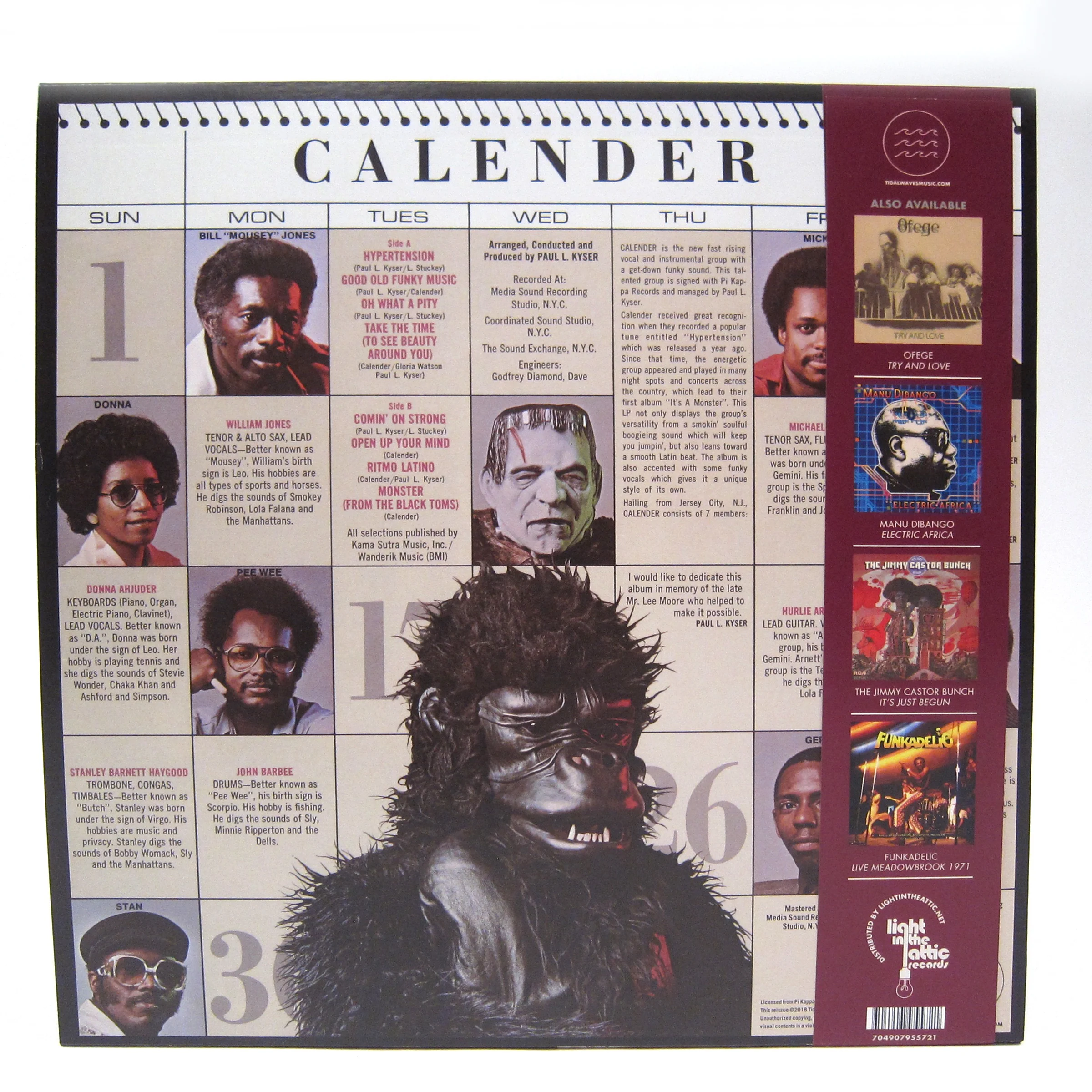 Calender: It's A Monster Vinyl LP - Image 2
