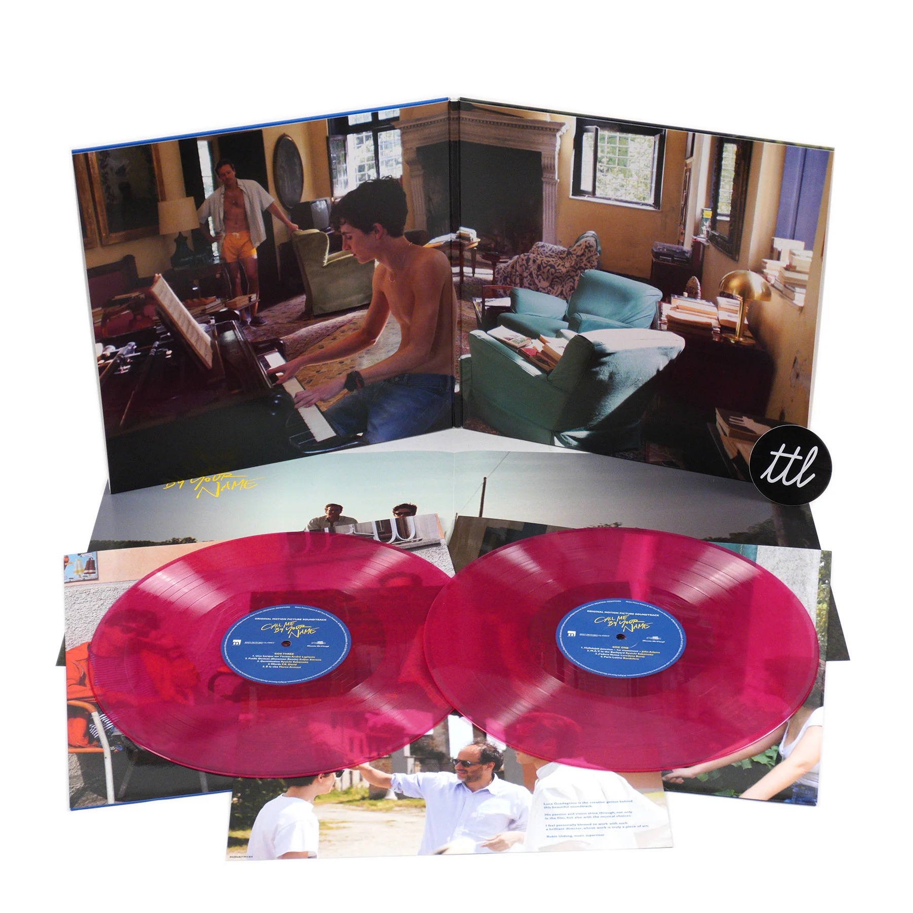 Call Me By Your Name: Soundtrack (180g, Pink Colored Vinyl) Vinyl 2LP - Image 2