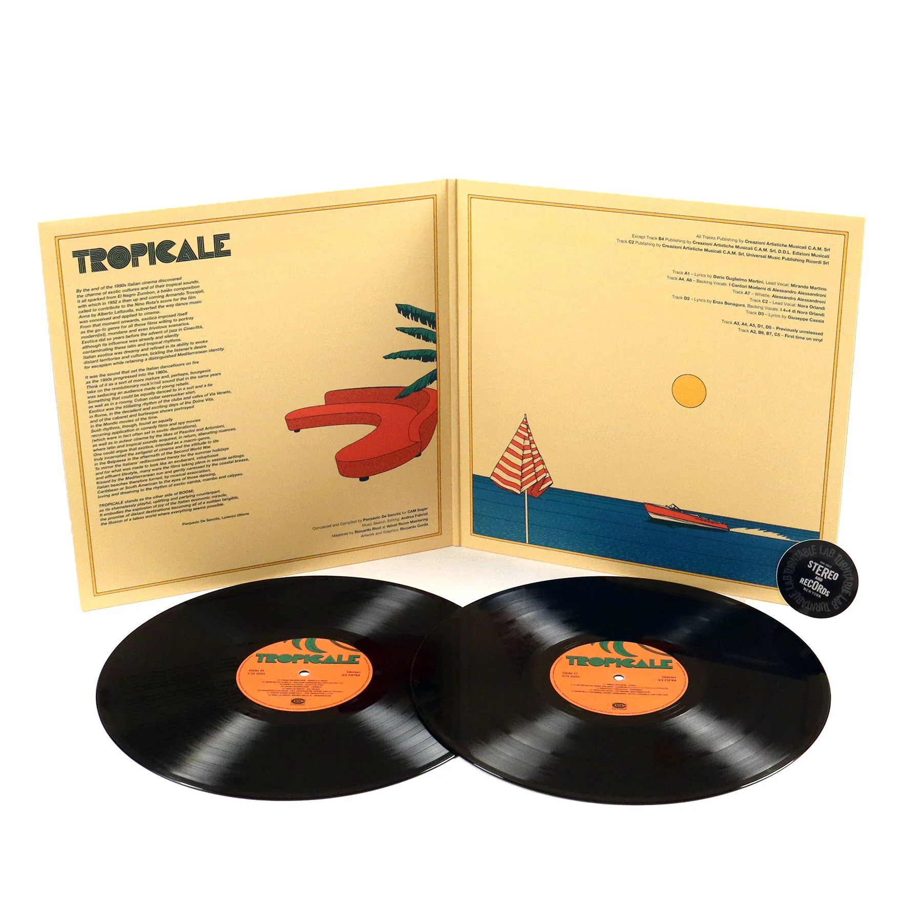 CAM Sugar: Tropicale - Italian Exotica, Calypso, Mambo, Samba 1959-69 Vinyl 2LP - Image 2