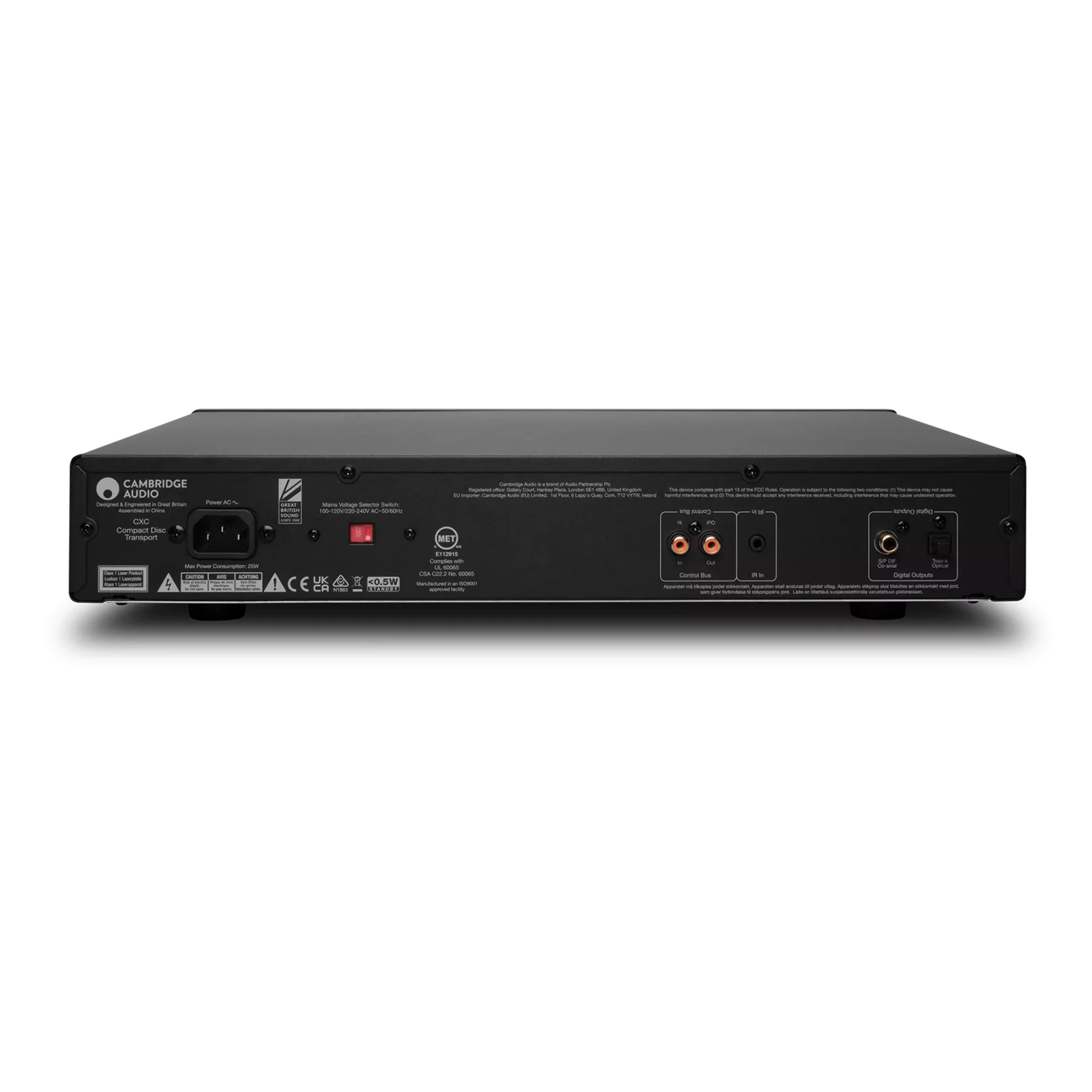 Cambridge Audio: CXC v2 CD Transport - Limited Edition Black (C11294K) - Image 3