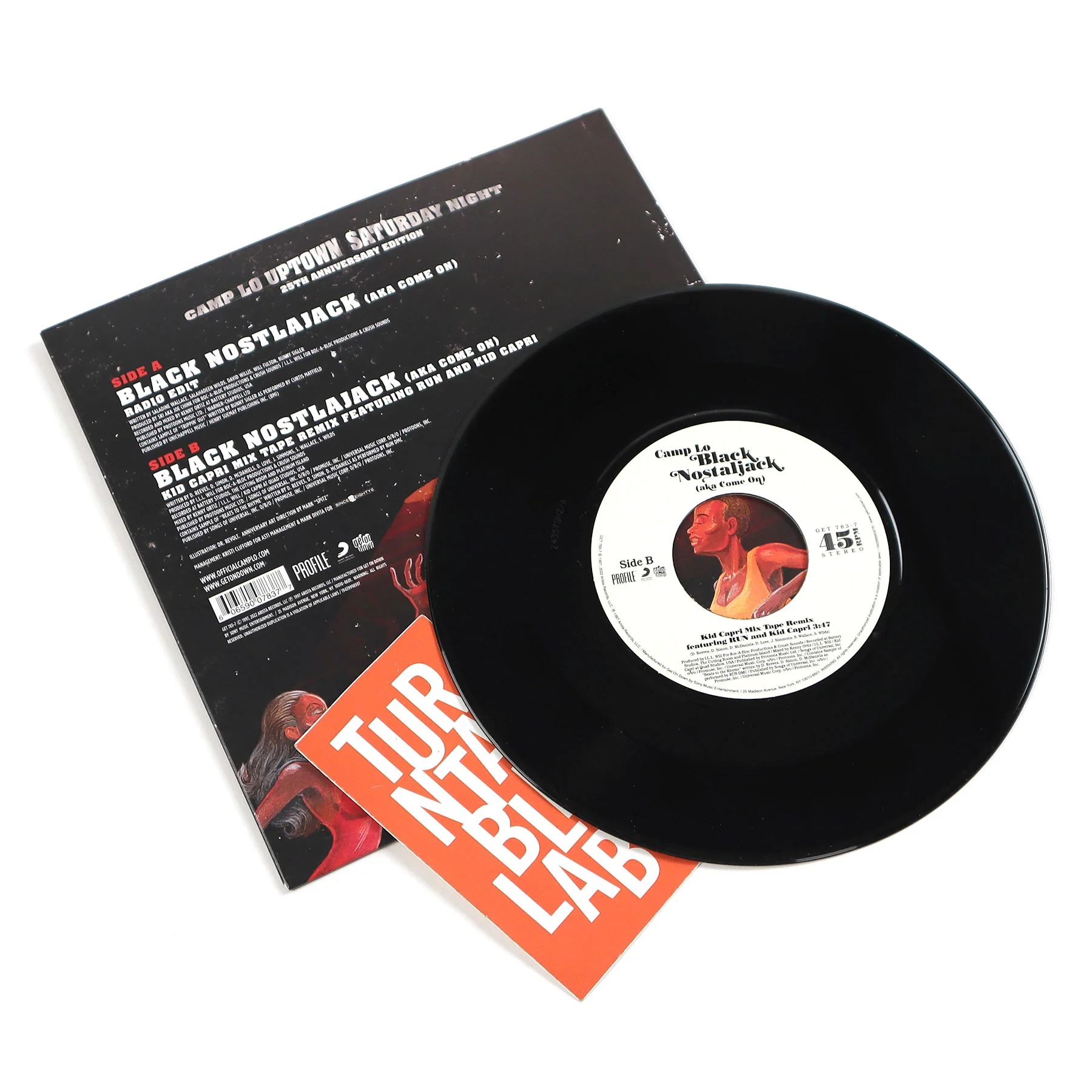 Camp Lo: Black Nostaljack / Kid Capri Mix Tape Remix Vinyl 7" - Image 2