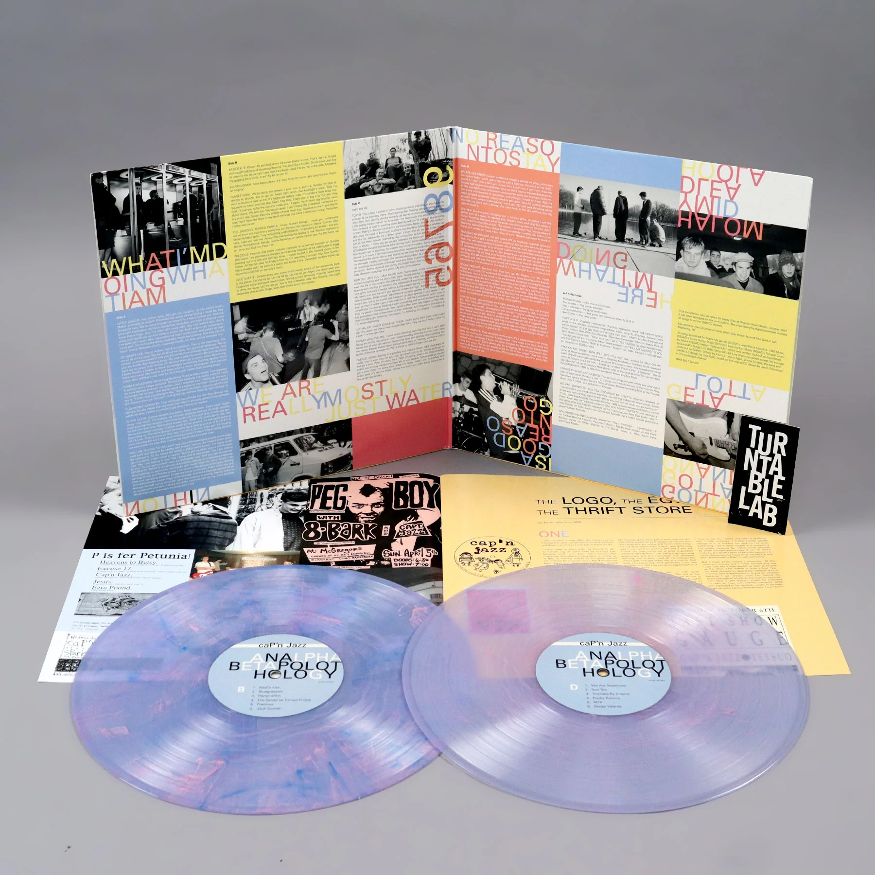 Cap'n Jazz: Analphabeta-polothology (Colored Vinyl) Vinyl 2LP - Turntable Lab Exclusive - Image 2