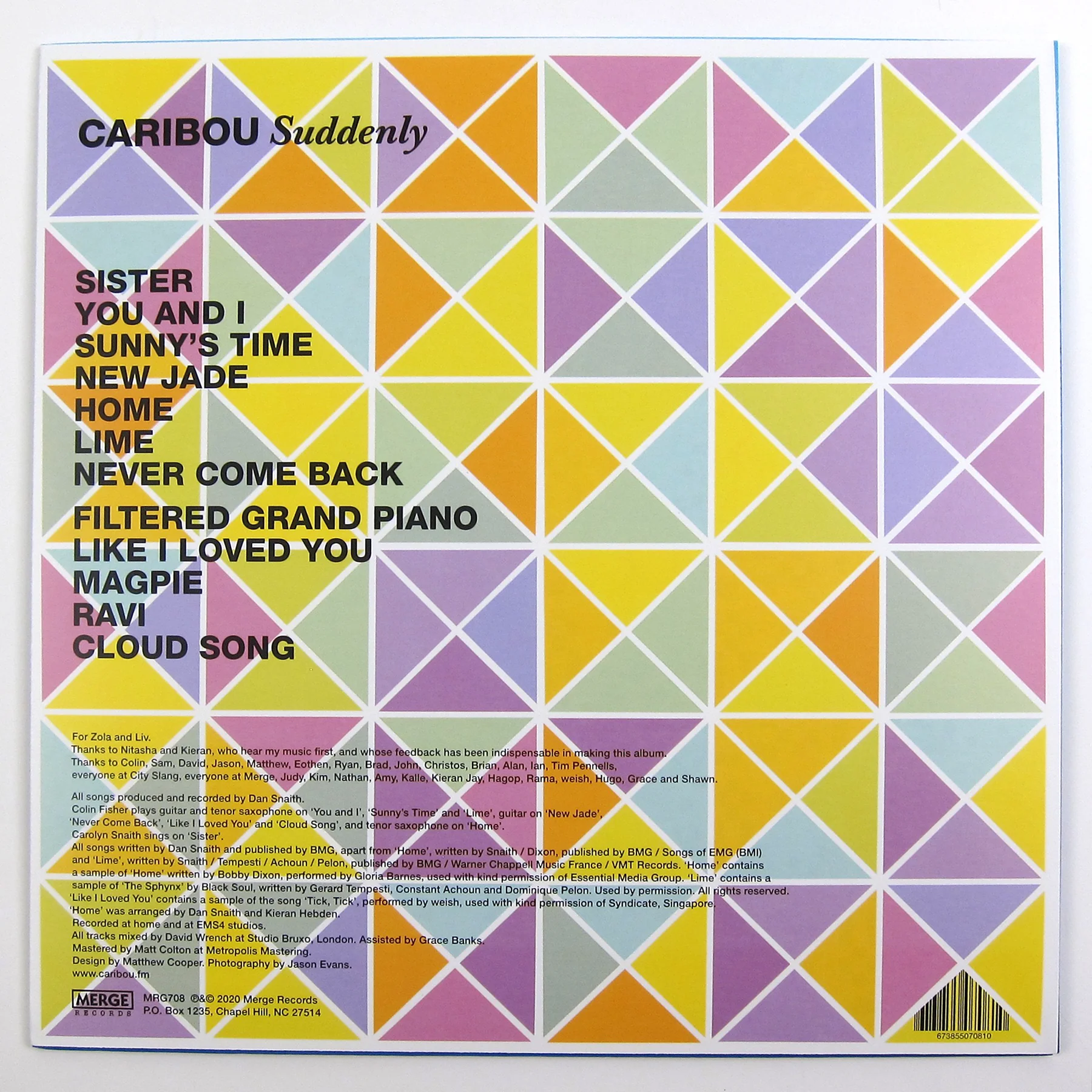 Caribou: Suddenly Vinyl LP - Image 3