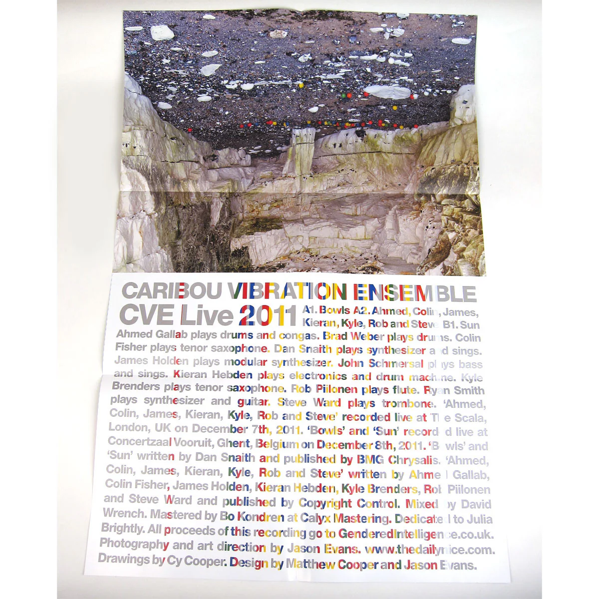 Caribou Vibration Ensemble: CVE Live 2011 (Four Tet, James Holden) Vinyl LP - Image 3