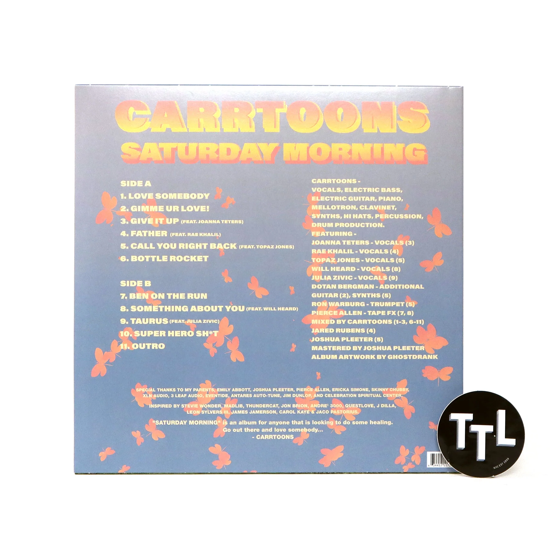 Carrtoons: Saturday Morning Vinyl LP - Image 2