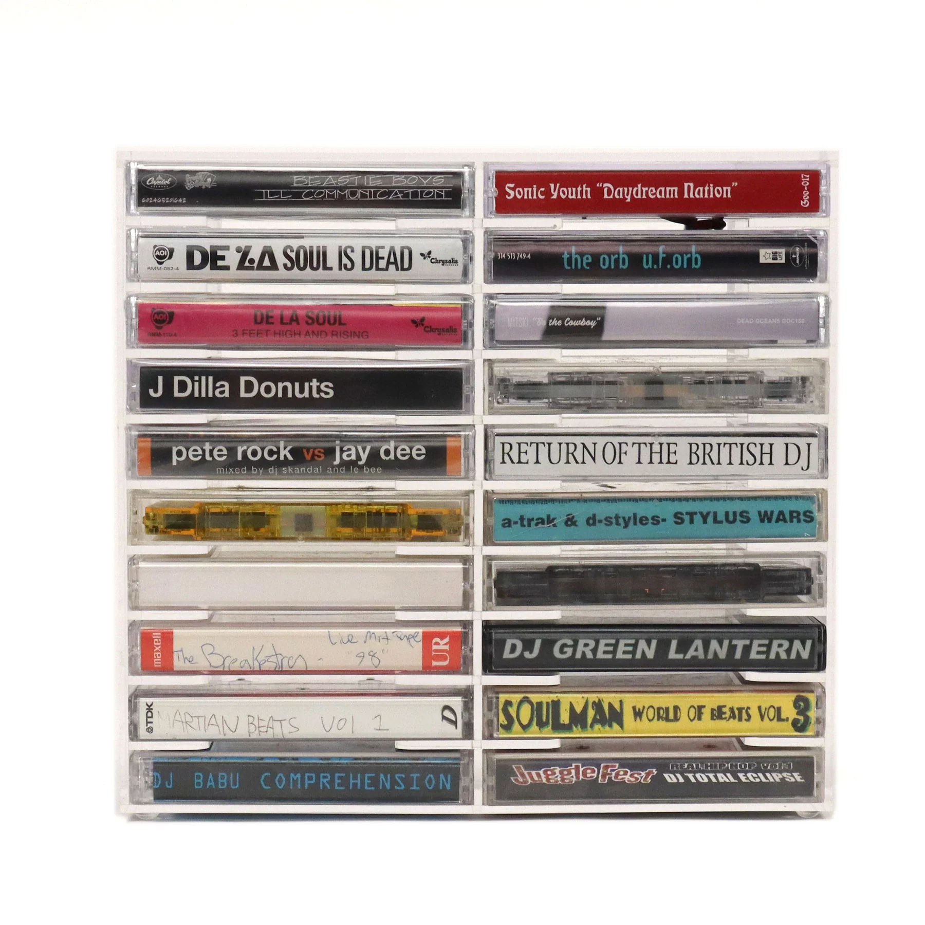 Cassette Club: Acrylic Cassette Tape Holder - 20 Tapes - Image 3