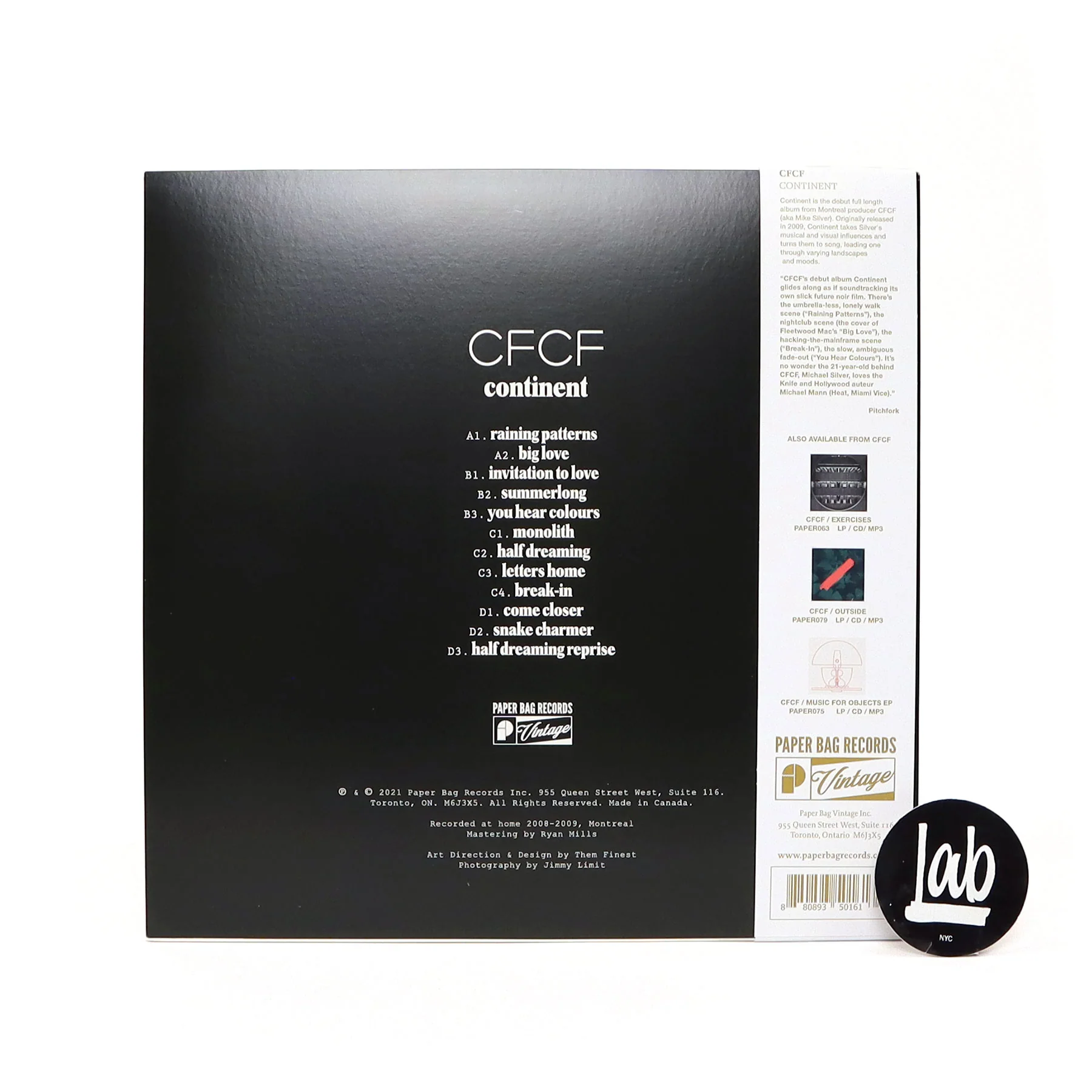 CFCF: Continent (Clear Colored Vinyl) Vinyl LP - Image 3