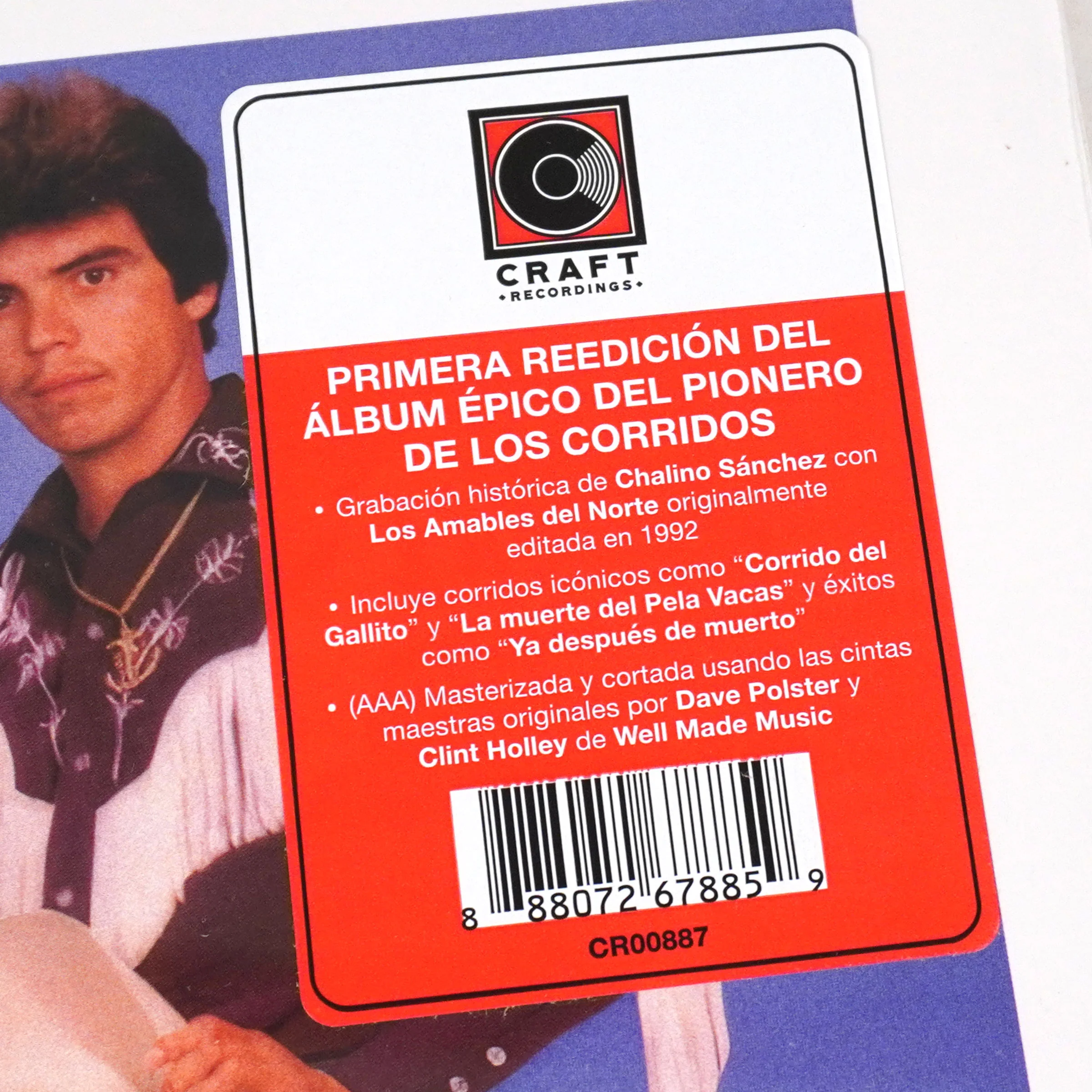 Chalino Sanchez: El Pela Vacas Vinyl LP - Image 3