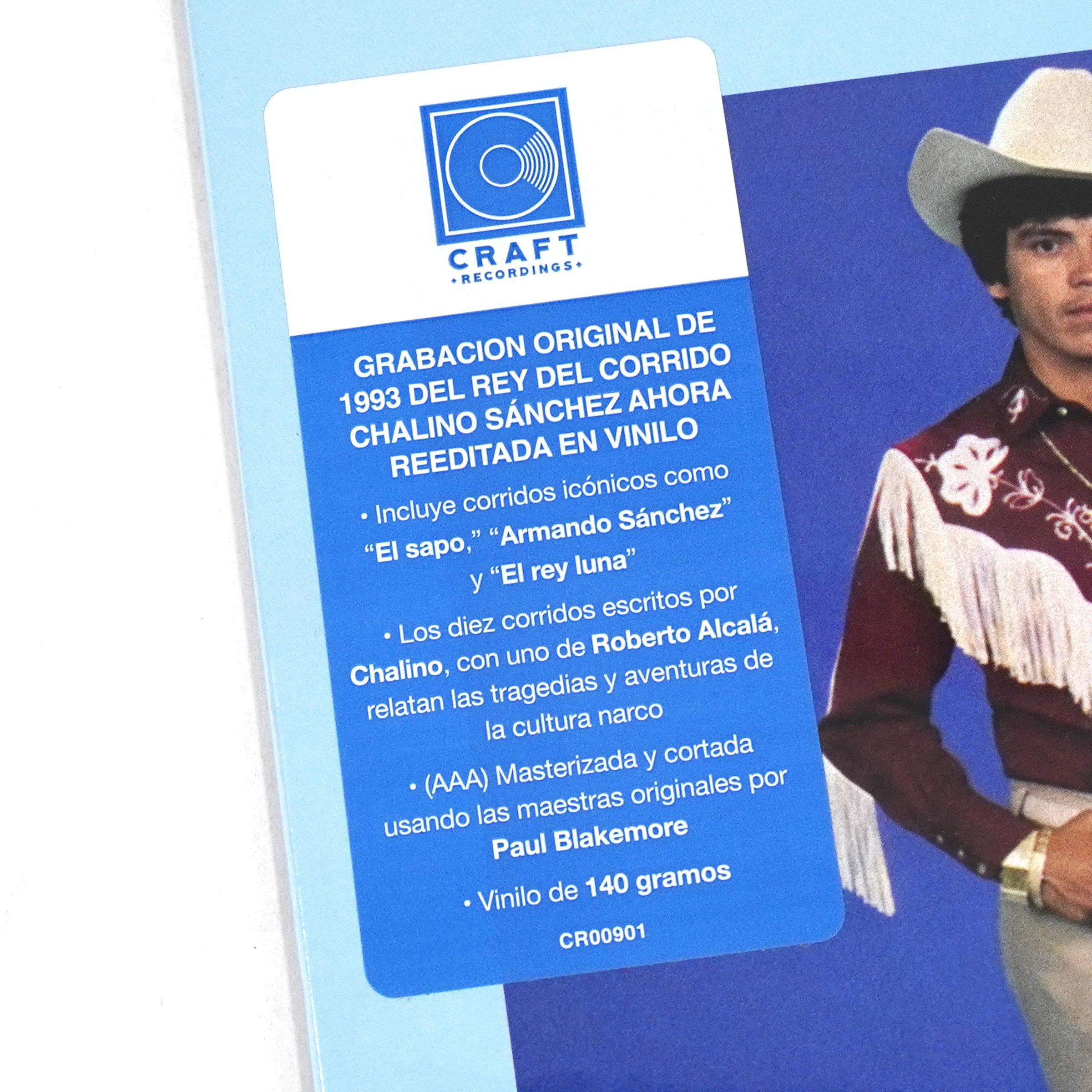 Chalino Sanchez: Mas Exitos Con Chalino Sanchez Vinyl LP - Image 3